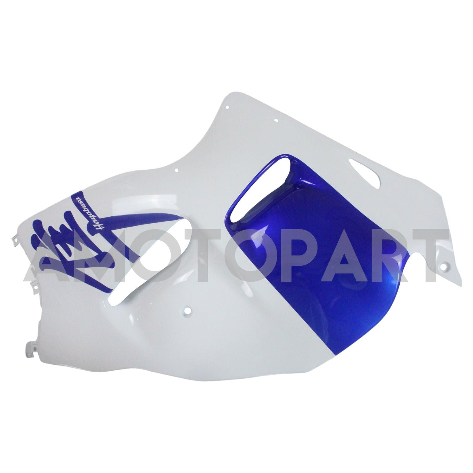Amotopart 1999-2007 Suzuki Hayabusa GSX1300R Fairing White & Blue Kit