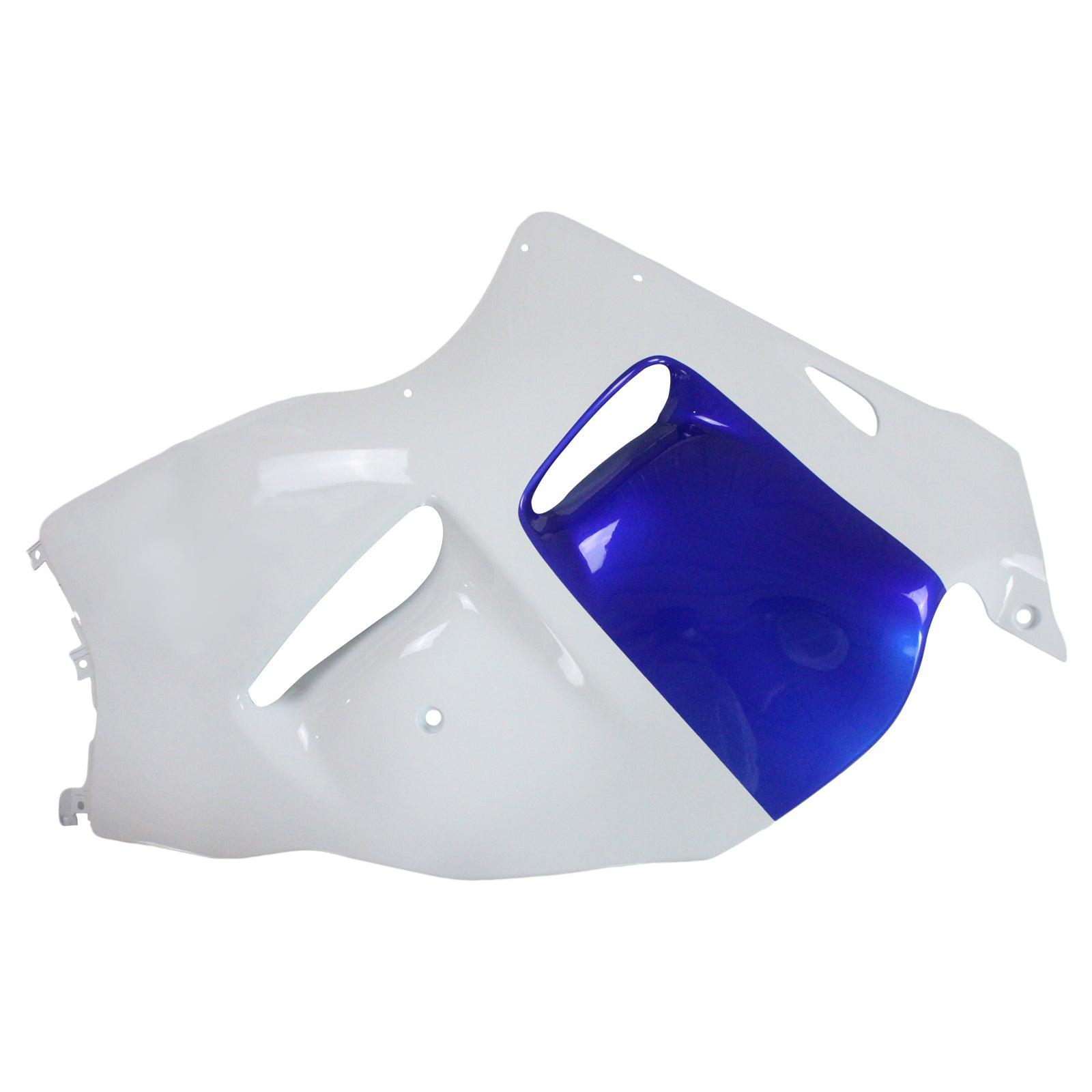 Amotopart Verkleidung für Suzuki Hayabusa GSX1300R (1999–2007), Weiß&Blaues Trikot