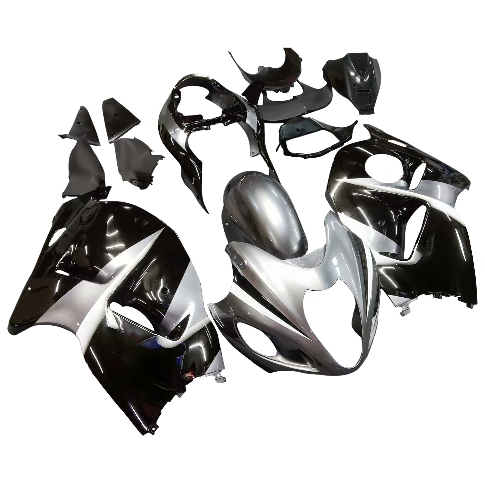 Amotopart 1999-2007 Suzuki Hayabusa GSX1300R FAIRING GREAD & BLACK KIT
