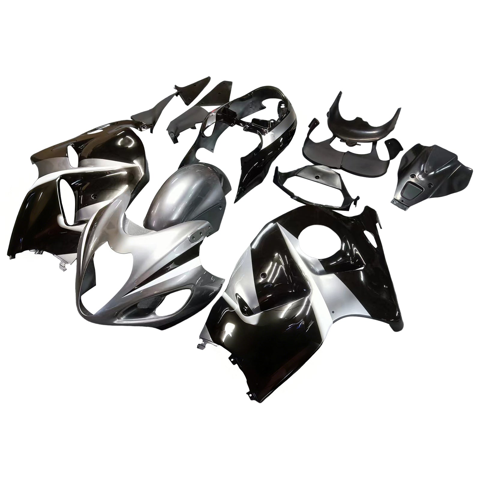Amotopart 1999-2007 Suzuki Hayabusa GSX1300R FAIRING GREAD & BLACK KIT