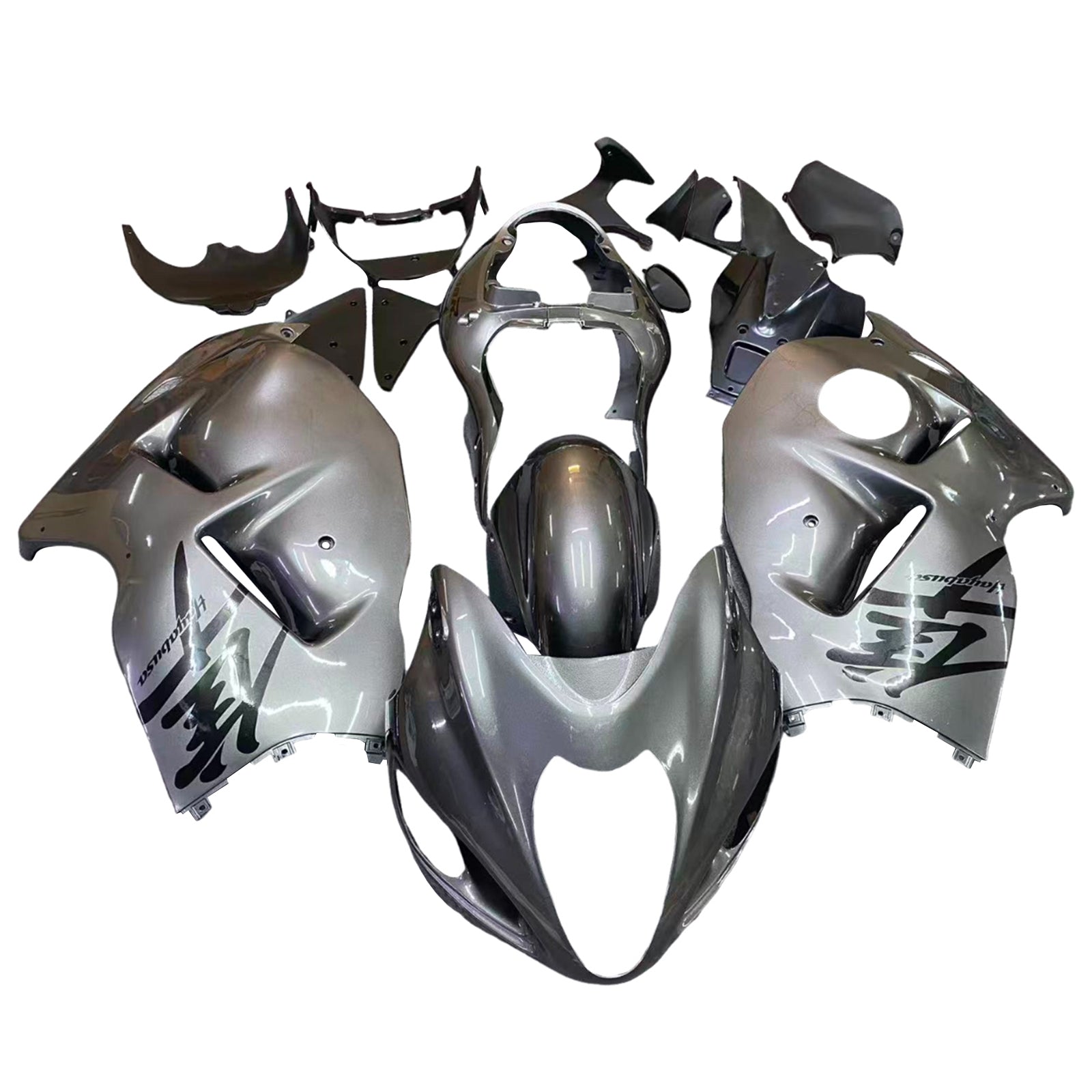 Amotopart 1999-2007 Suzuki Hayabusa GSX1300R Matte Black Fairing Kit