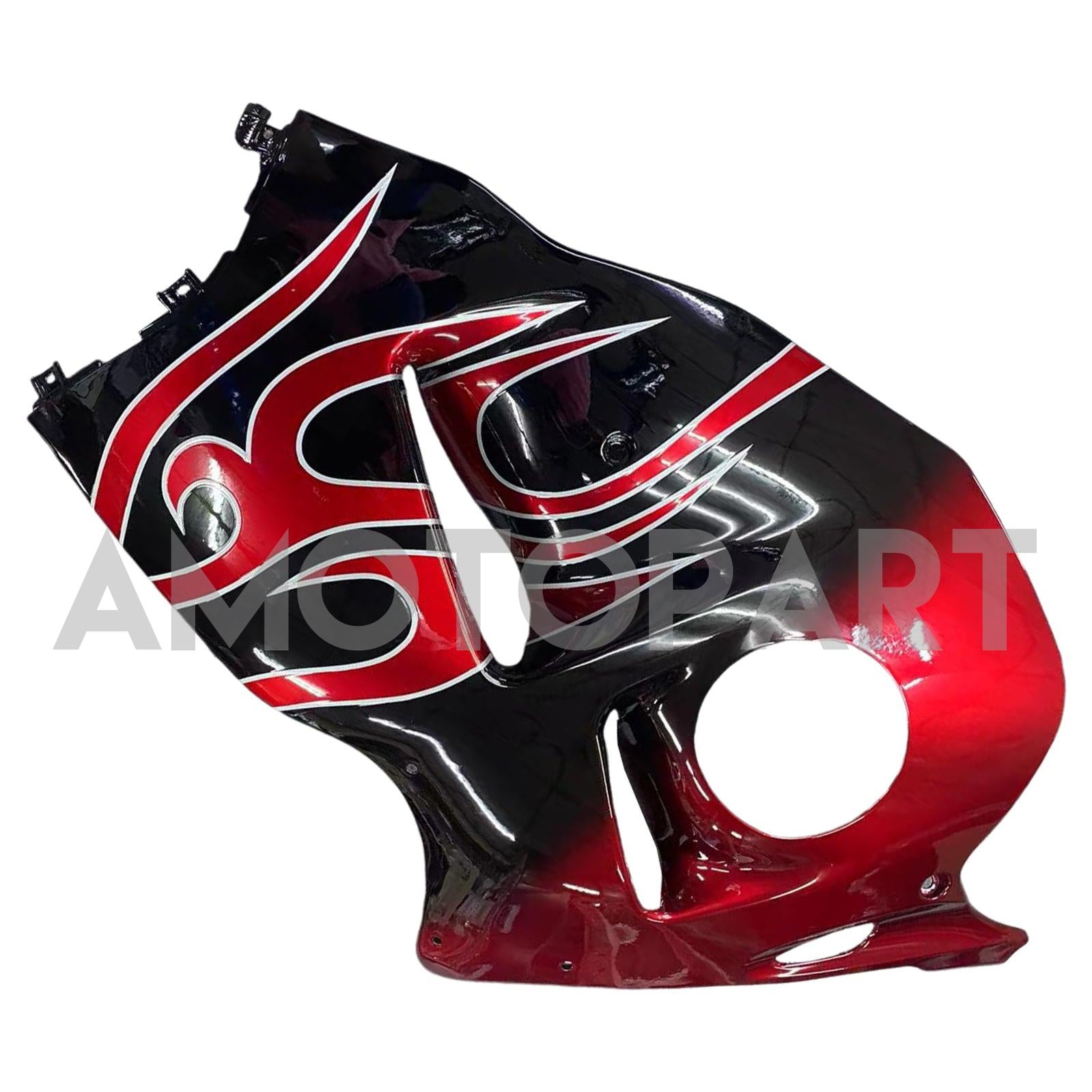 Amotopart 1999-2007 Suzuki Hayabusa GSX1300R Red & Black Style3 Fairing Kit
