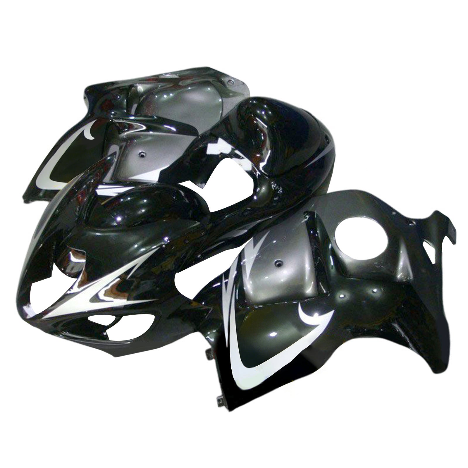 Amotopart 1999-2007 GSX1300R Hayabusa Suzuki Grey&Black Fairing Kit