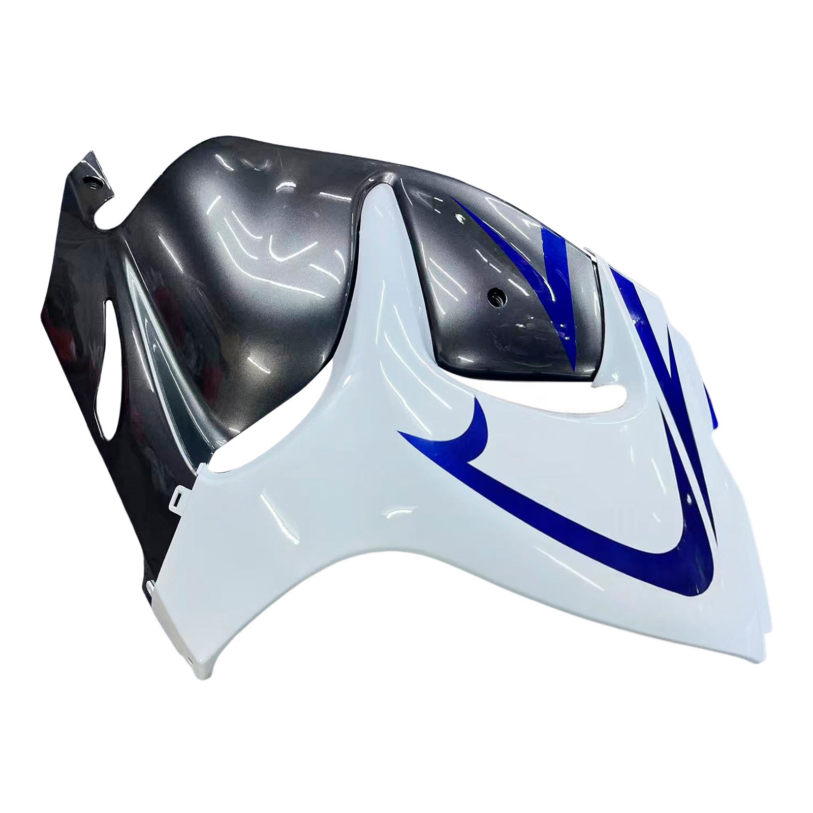 Amotopart 2008-2020 Suzuki Hayabusa GSX1300R Weiß&Grauer Verkleidungssatz
