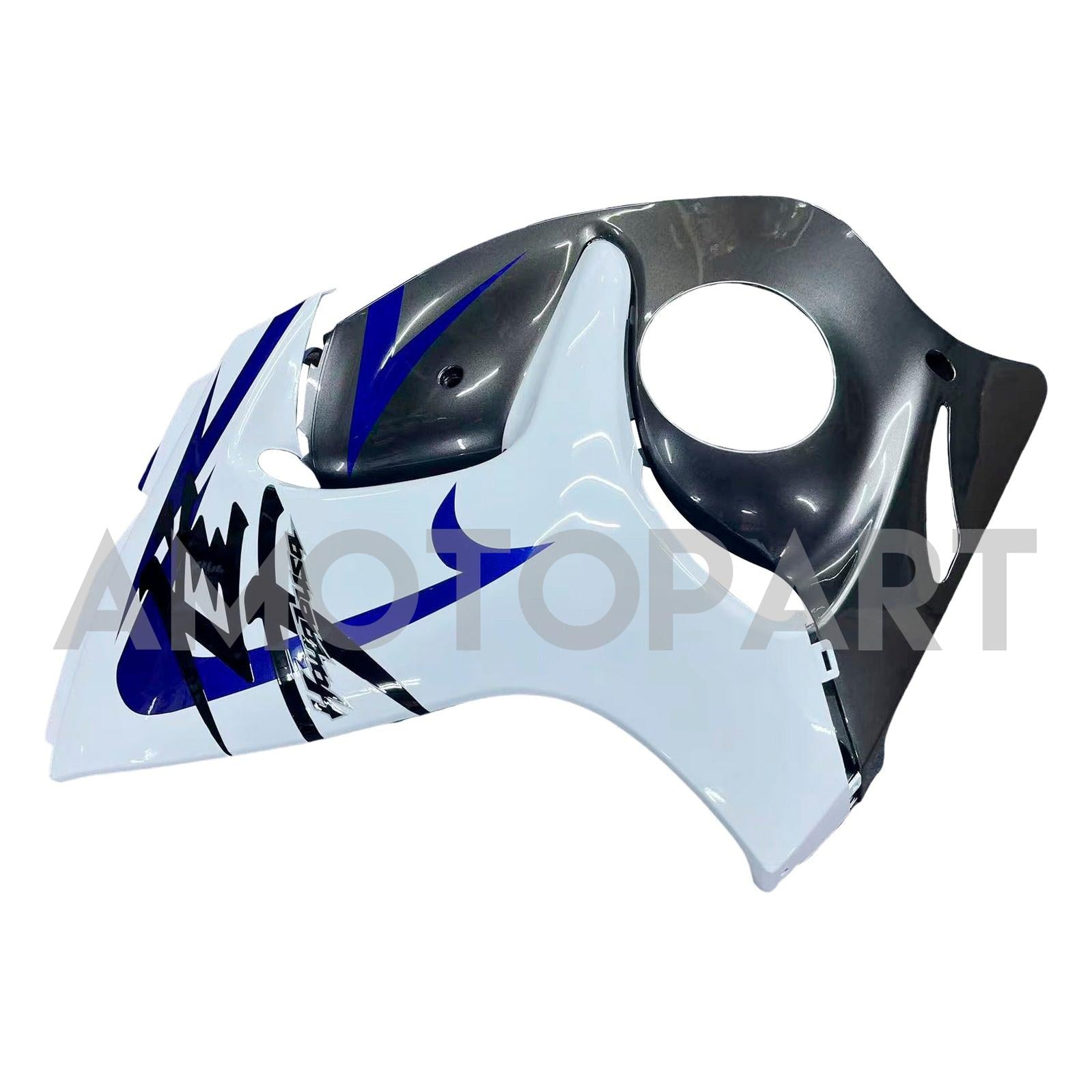 Amotopart 2008-2020 Suzuki Hayabusa GSX1300R White&Grey Fairing Kit