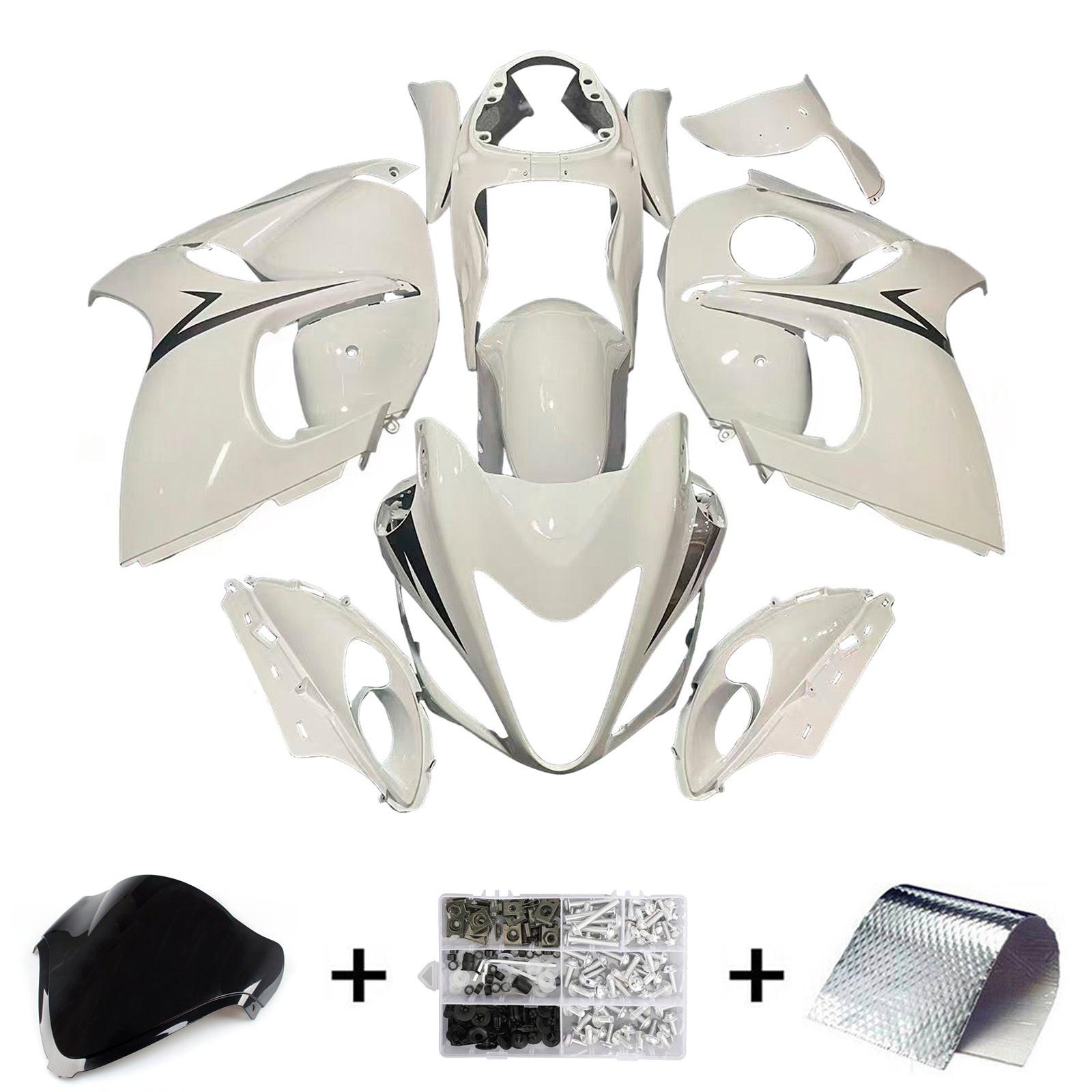 Amotopart 2008-2020 Suzuki Hayabusa GSX1300R Witte kuipkit