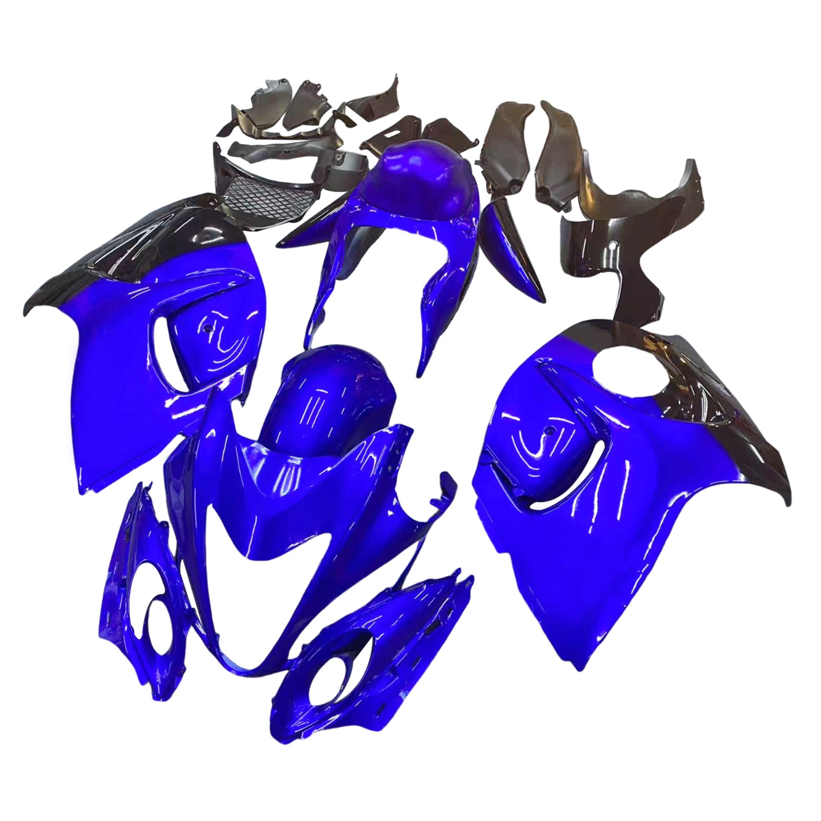 Amotopart 2008–2020 Suzuki Hayabusa GSX1300R Blue Style1 Verkleidungsset