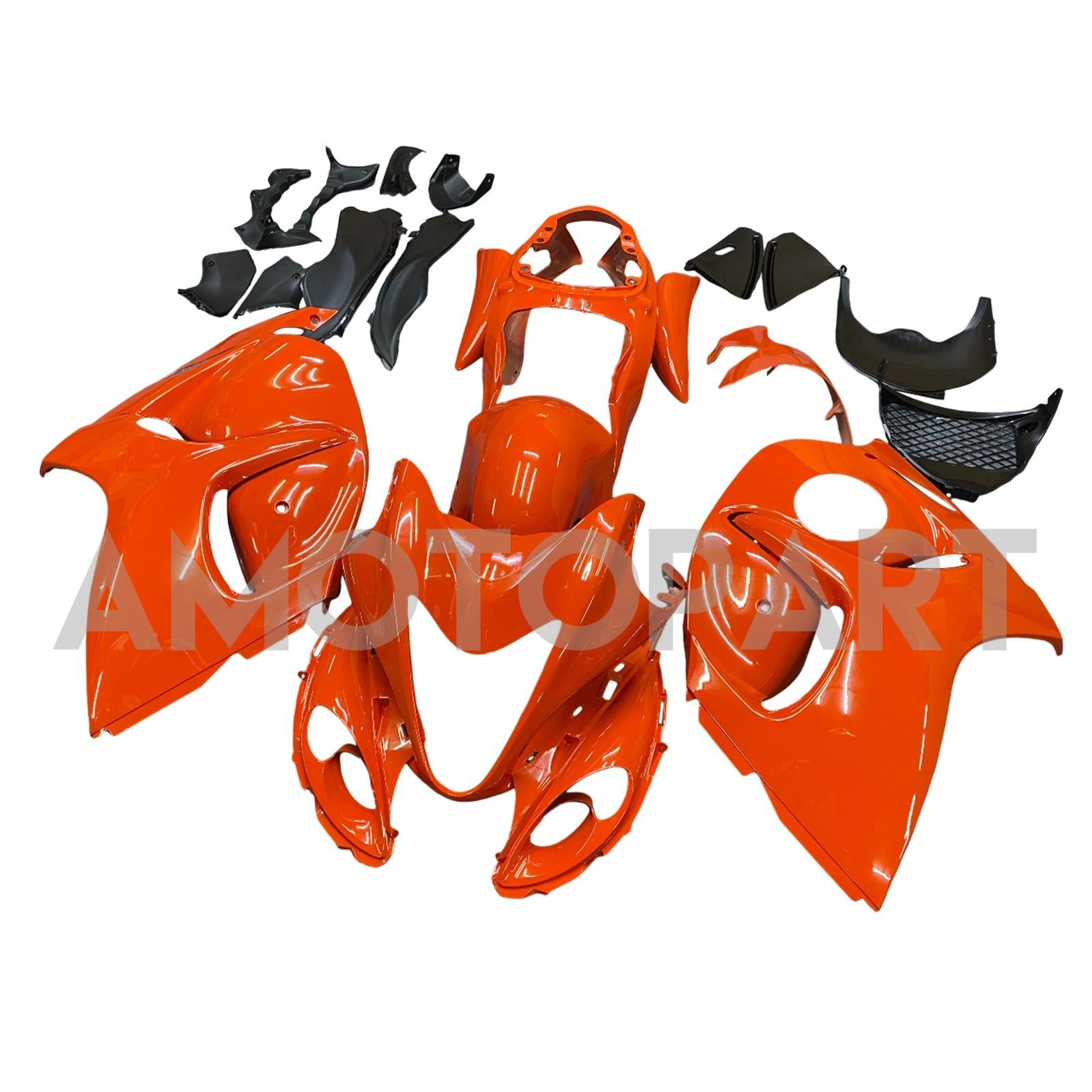 Amotopart 2008-2020 Suzuki Hayabusa GSX1300R Kit de carenado naranja