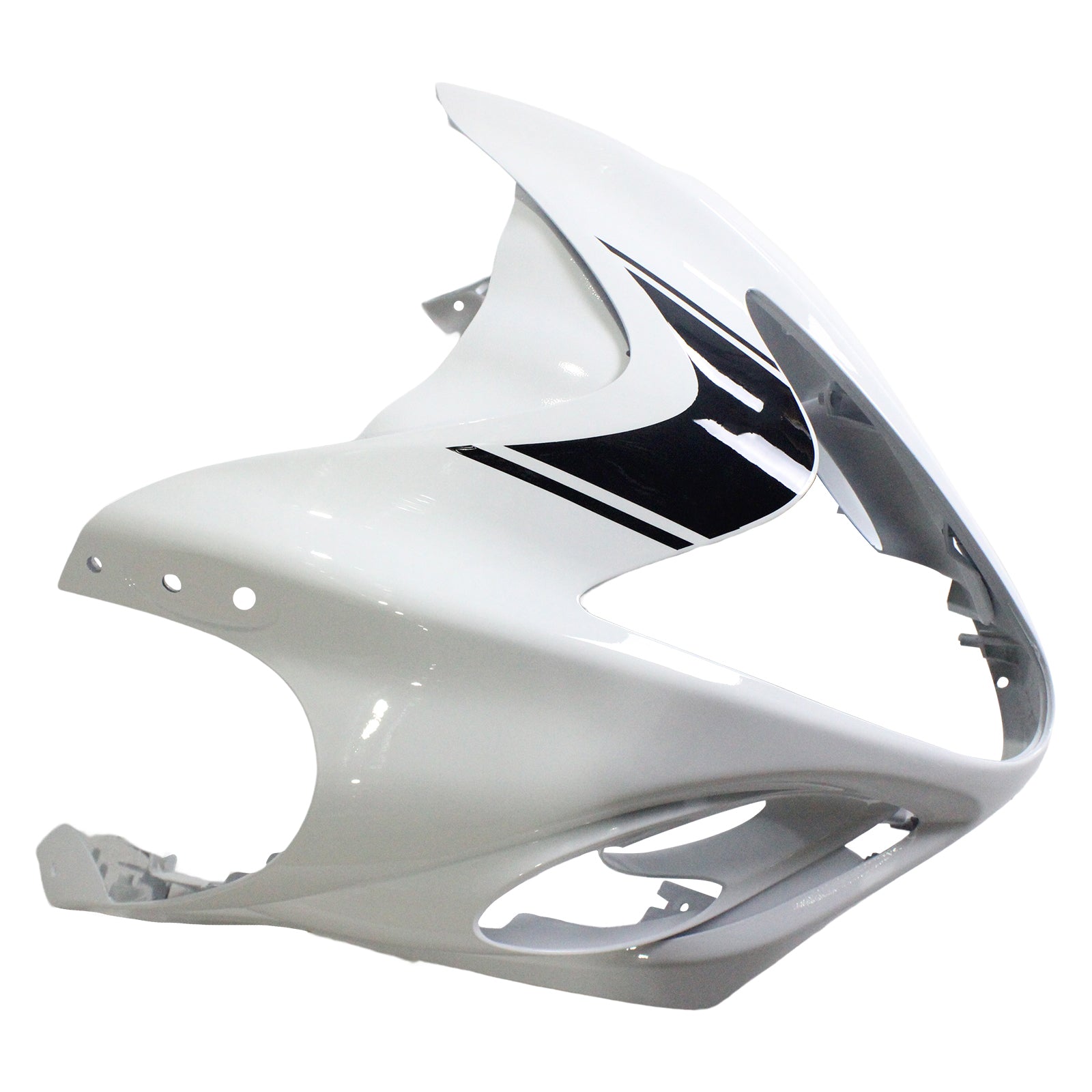 Amotopart 2008-2020 Suzuki Hayabusa GSX1300R Fairing White & Black Kit