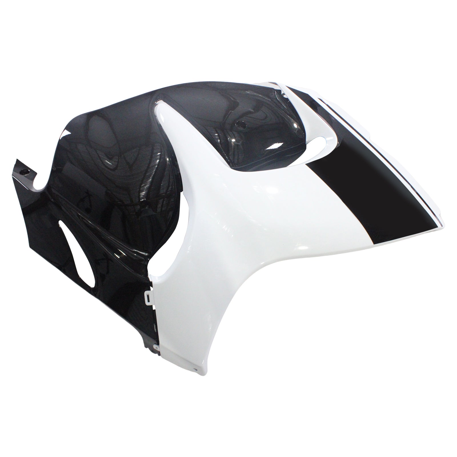Amotopart 2008-2020 Suzuki Hayabusa GSX1300R Fairing White & Black Kit