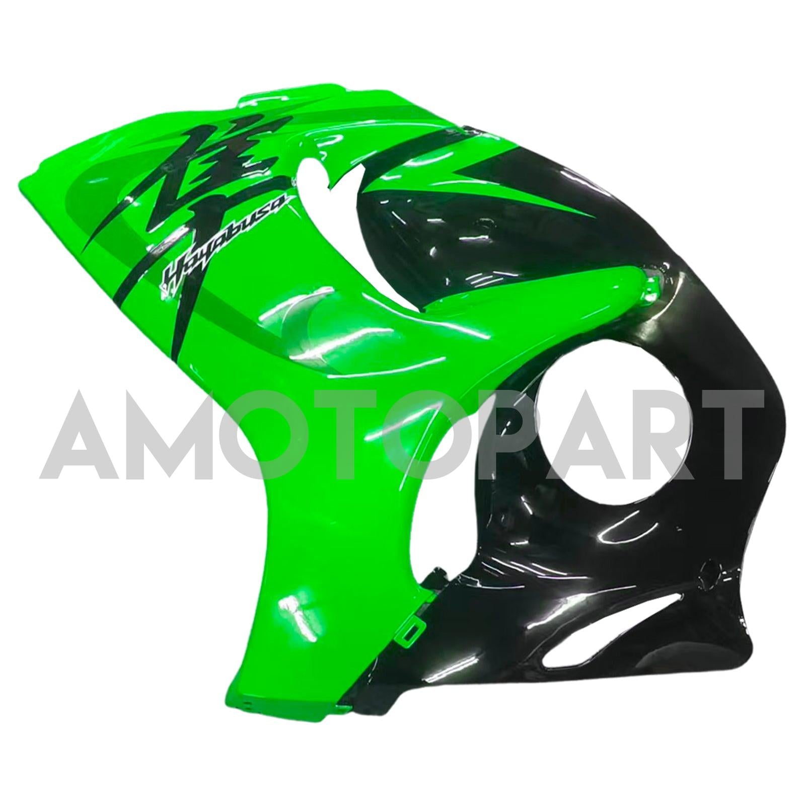 Amotopart 2008-2020 GSX1300R Hayabusa Suzuki Green&Black Fairing Kit