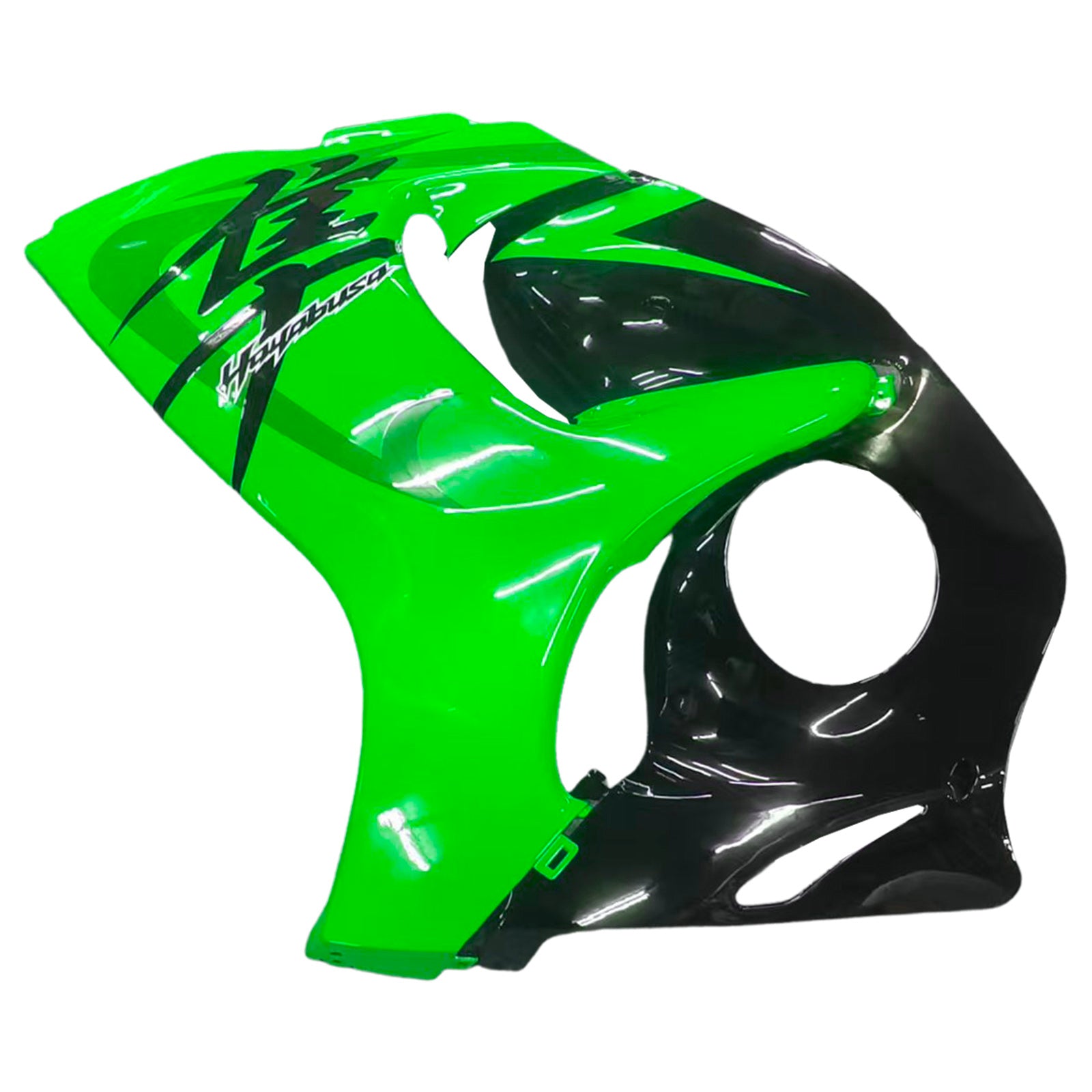 Amotopart 2008–2020 GSX1300R Hayabusa Suzuki Grün&Schwarzes Verkleidungskit