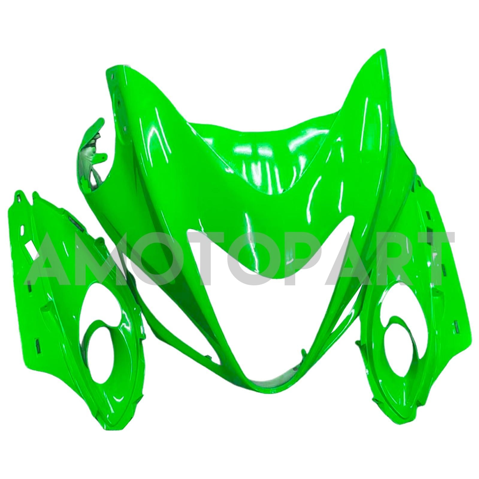 Amotopart 2008-2020 GSX1300R Hayabusa Suzuki Green&Black Fairing Kit