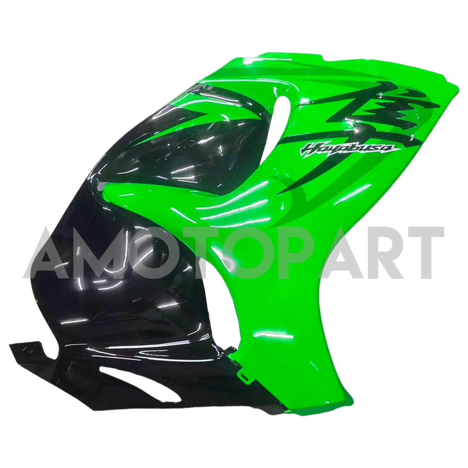 Amotopart 2008-2020 GSX1300R Hayabusa Suzuki Green&Black Fairing Kit