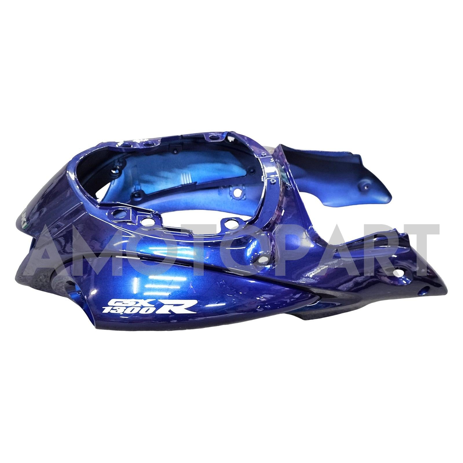 Amotopart 2008-2020 GSX1300R Hayabusa Suzuki Dark Blue with Gold Logo Fairing Kit