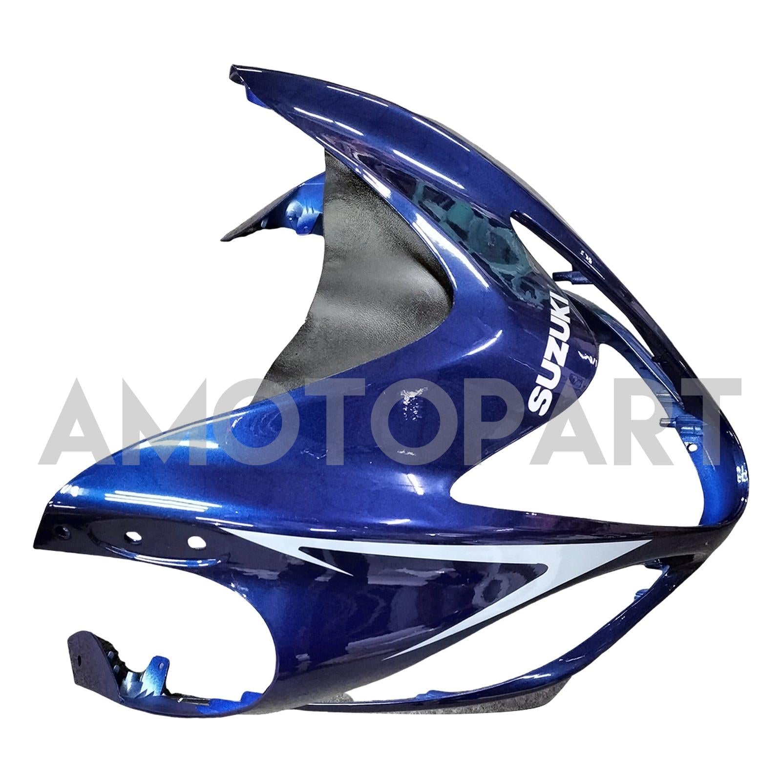 Amotopart 2008-2020 GSX1300R Hayabusa Suzuki Dark Blue with Gold Logo Fairing Kit