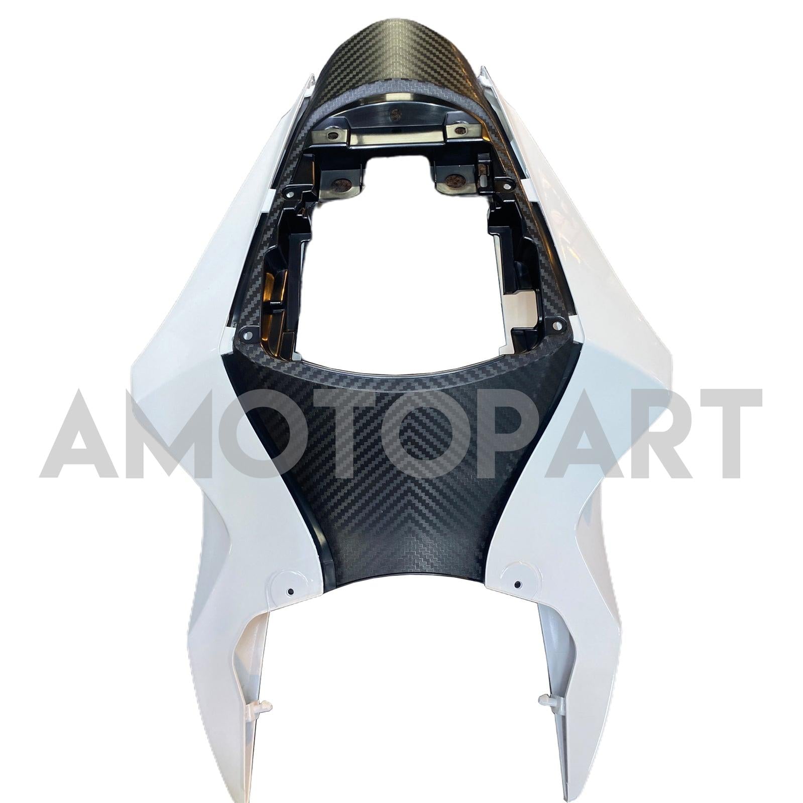 Amotopart 2011-2025 Suzuki GSXR 600/750 Kit de carénage noir blanc brillant