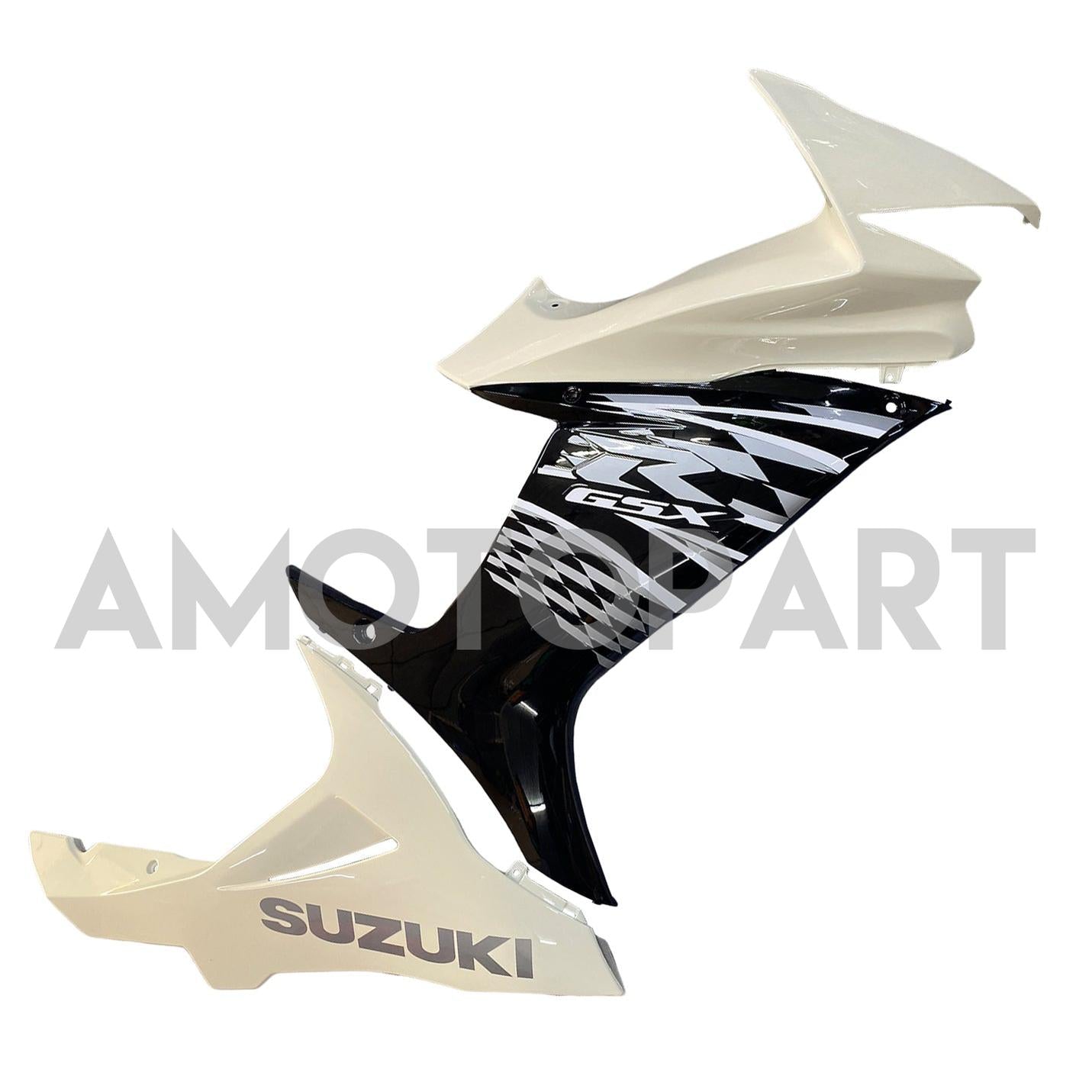 Amotopart Suzuki 2011-2025 GSXR 600/750 White Fairing Kit