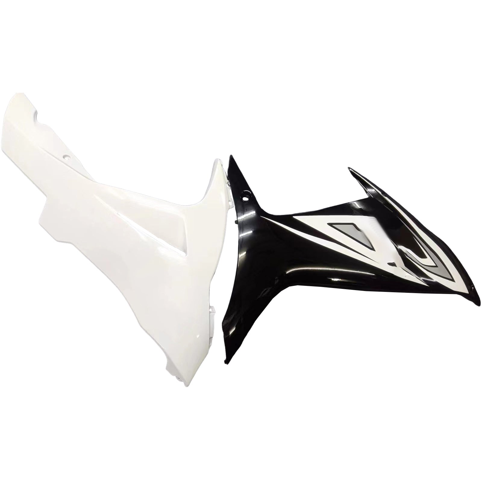Amotopart Suzuki 2011-2025 GSXR 600/750 Black White Fairing Zestaw