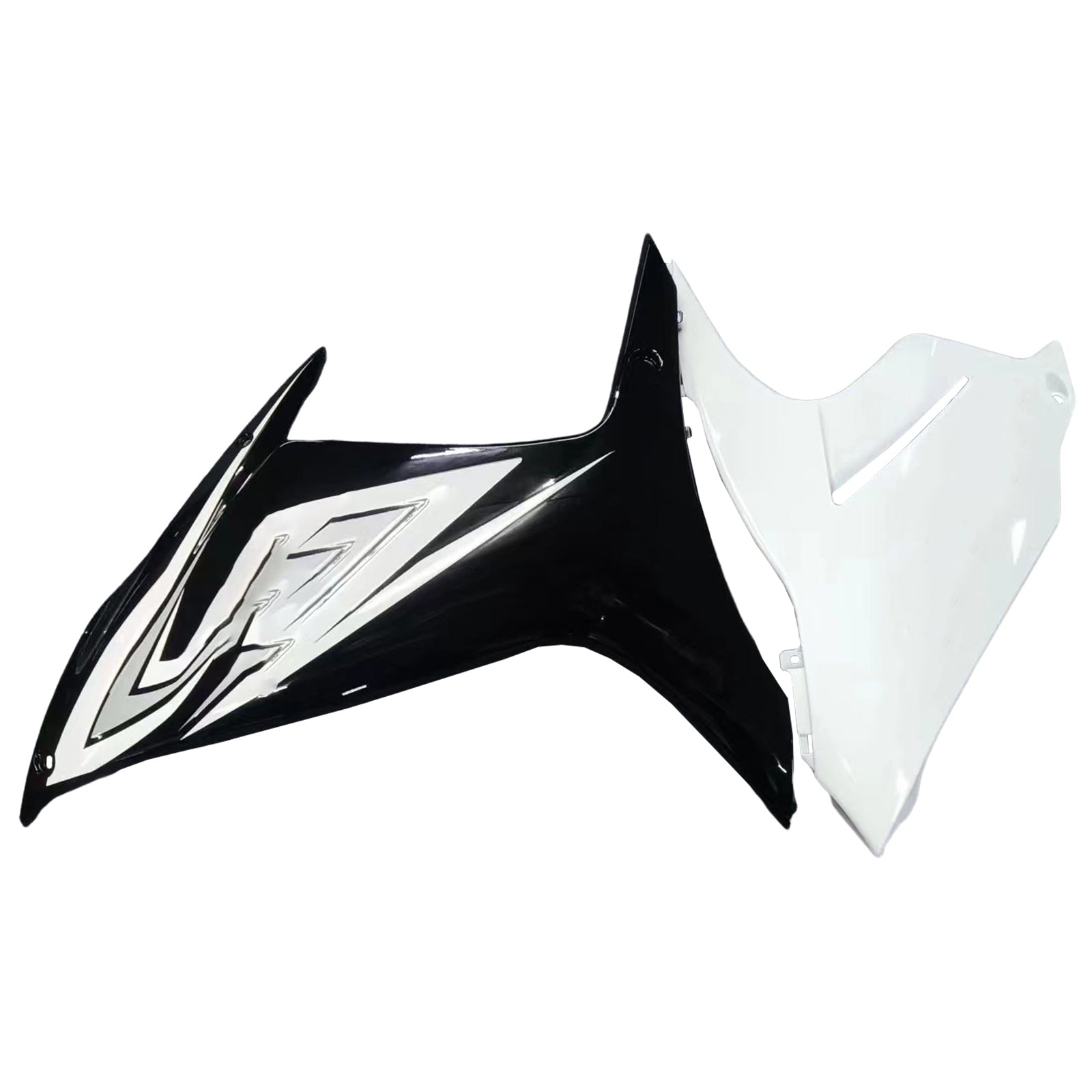 Amotopart Suzuki 2011-2025 GSXR 600/750 Black White Fairing Zestaw