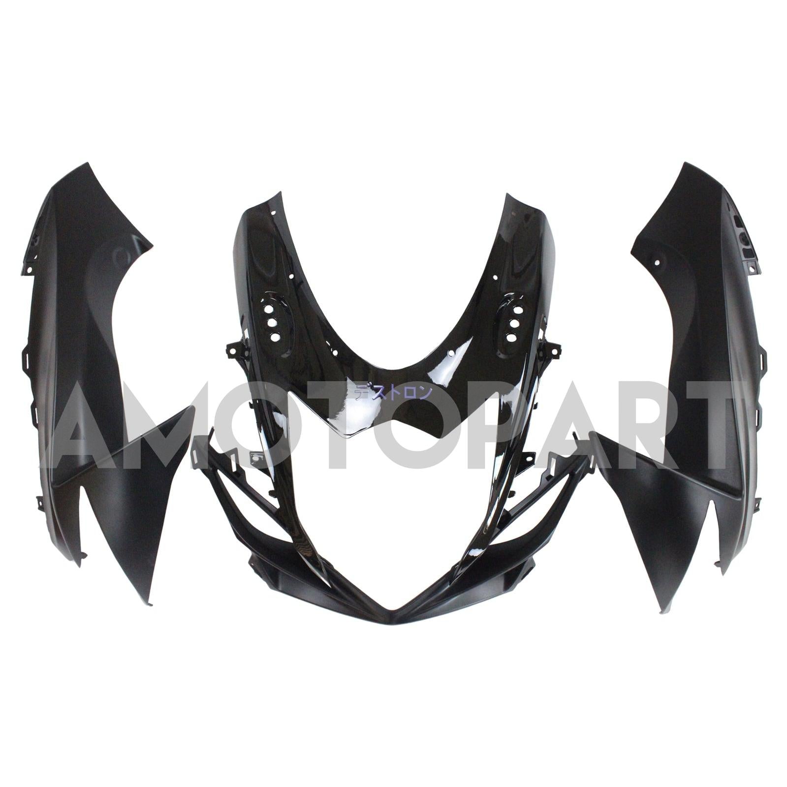 Amotopart Suzuki 2011-2025 GSXR 600/750 Czarny z fioletowym zestawem owiewki logo