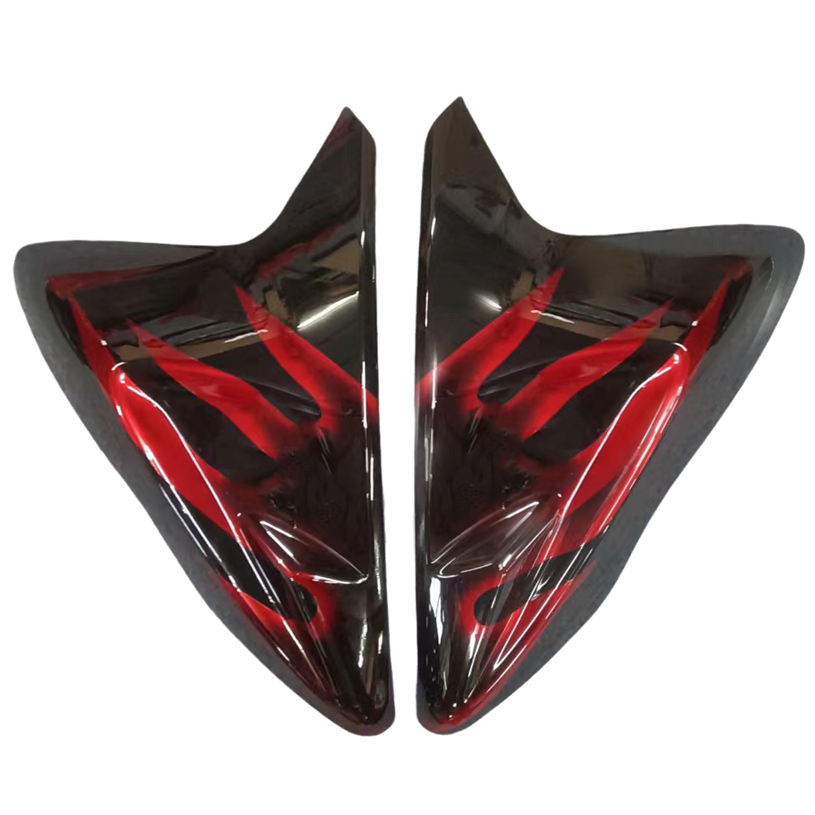 Amotopart Suzuki 2011-2024 GSXR 600/750 Kit de carenado negro rojo