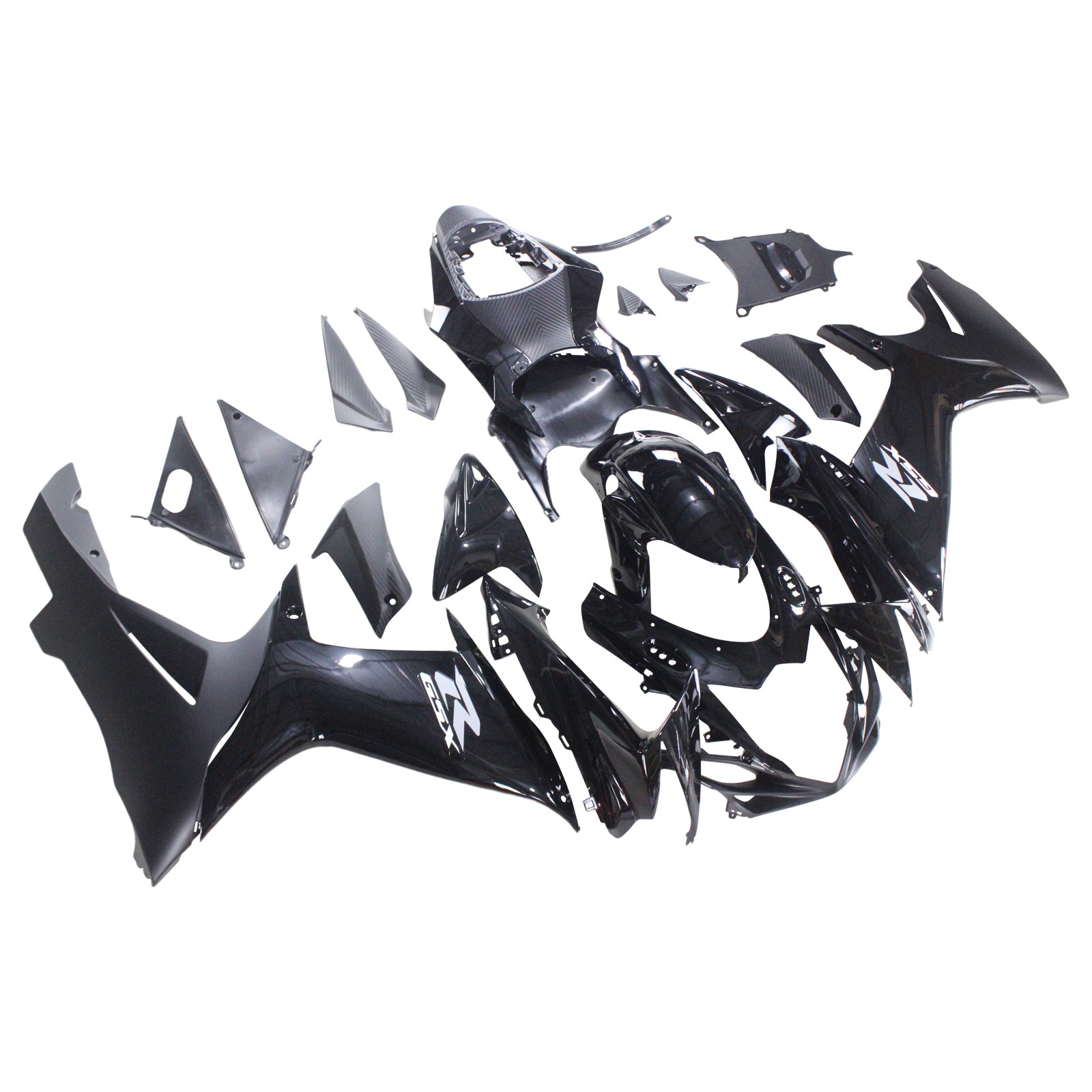 Amotopart Suzuki 2011–2026 GSXR 600/750 schwarzes Verkleidungsset