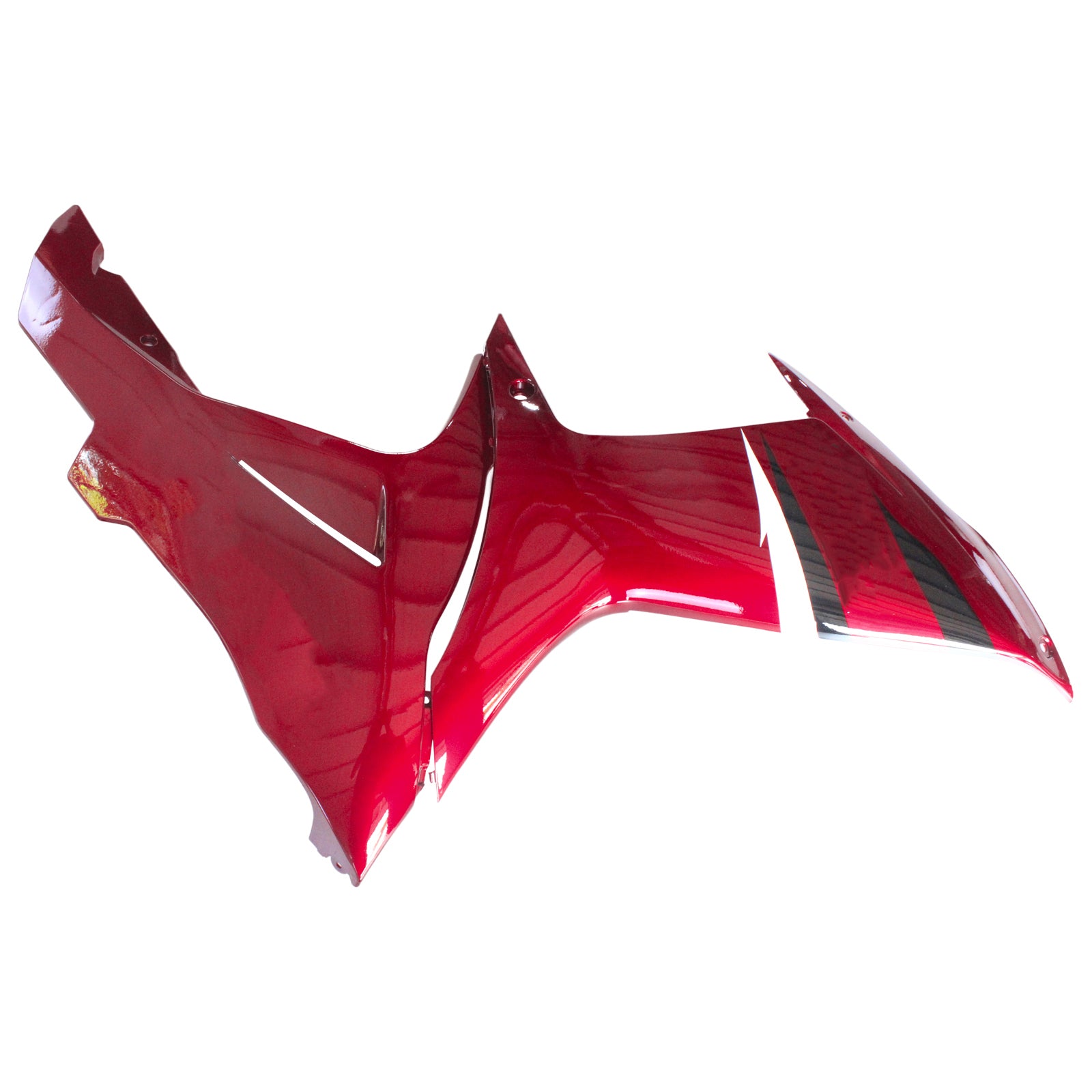 Amotopart Suzuki 2011-2025 GSXR 600/750 Black With Red Fairing Kit