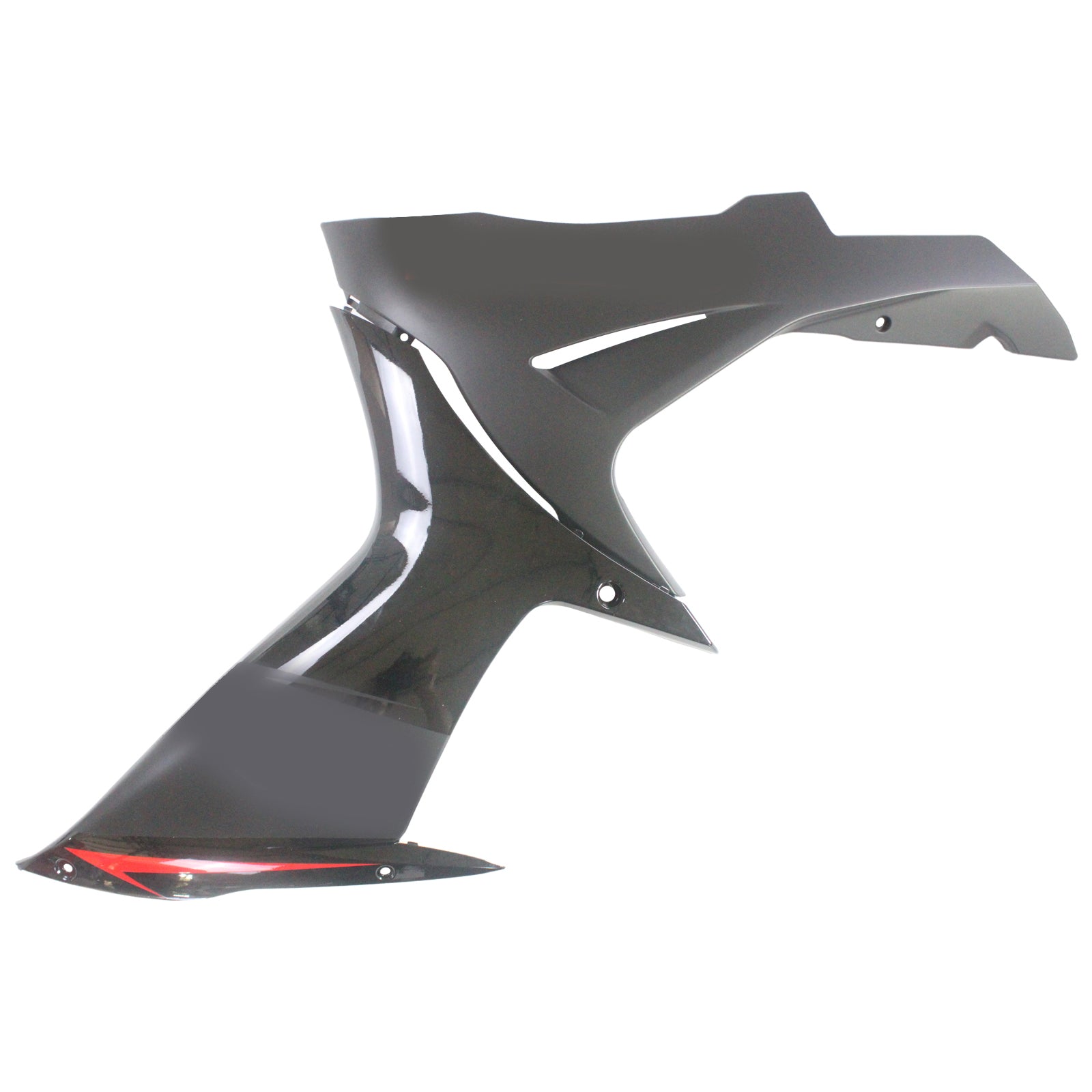 Amotopart スズキ 2011-2024 GSXR 600/750 ブラック レッドライン付きフェアリングキット