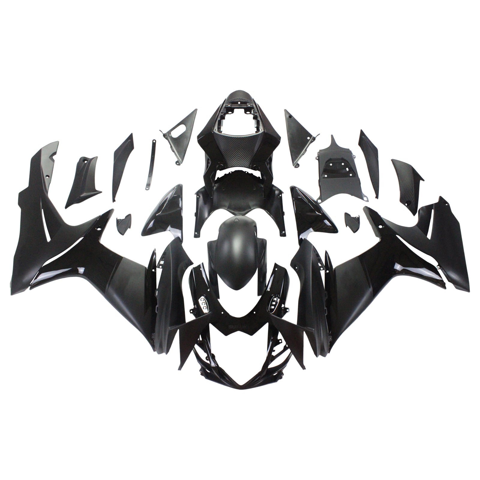 Amotopart Suzuki 2011-2025 GSXR 600/750 Kit de carénage noir