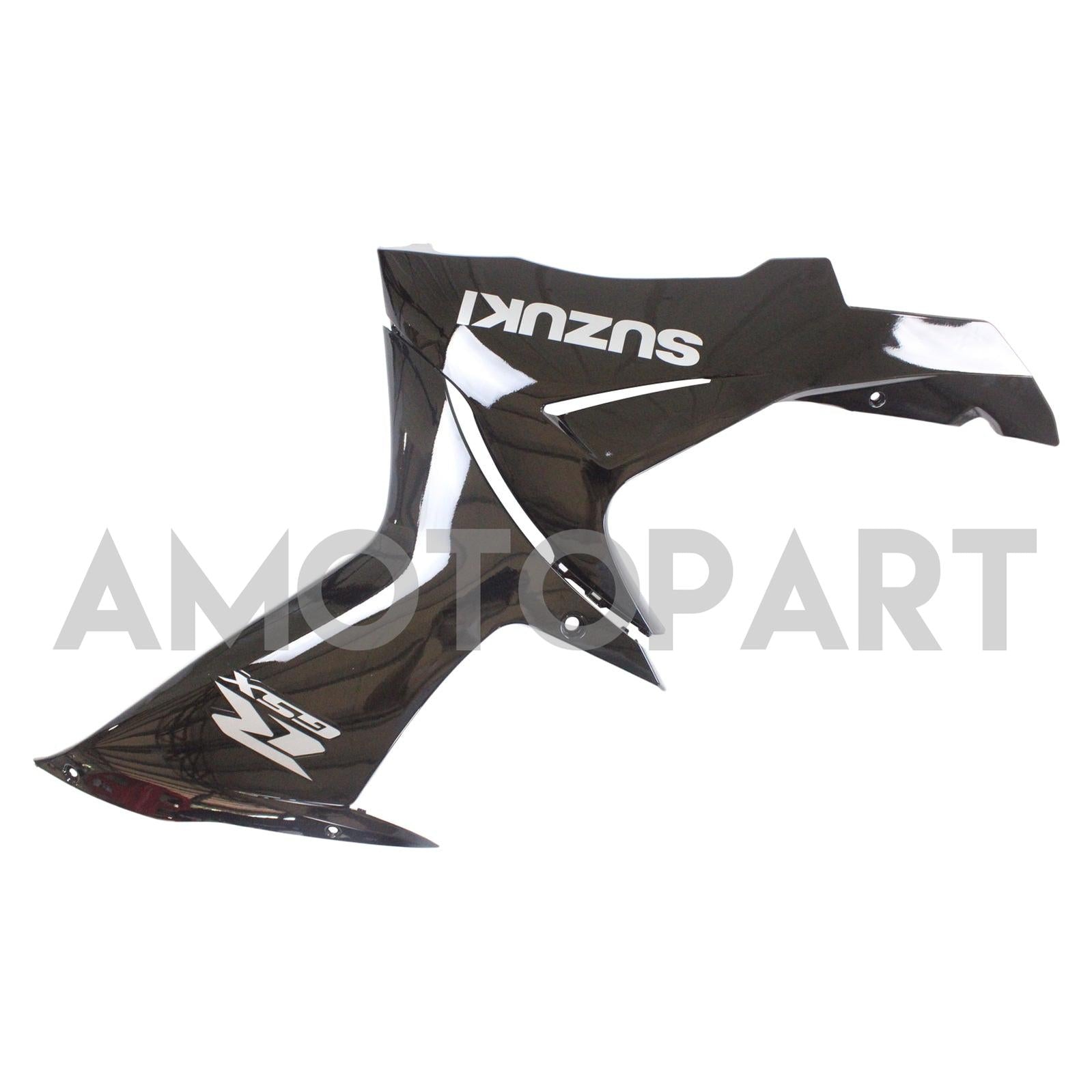 Amotopart Suzuki 2011-2025 GSXR 600/750 Schwarz mit weißem Logoverkaufskit