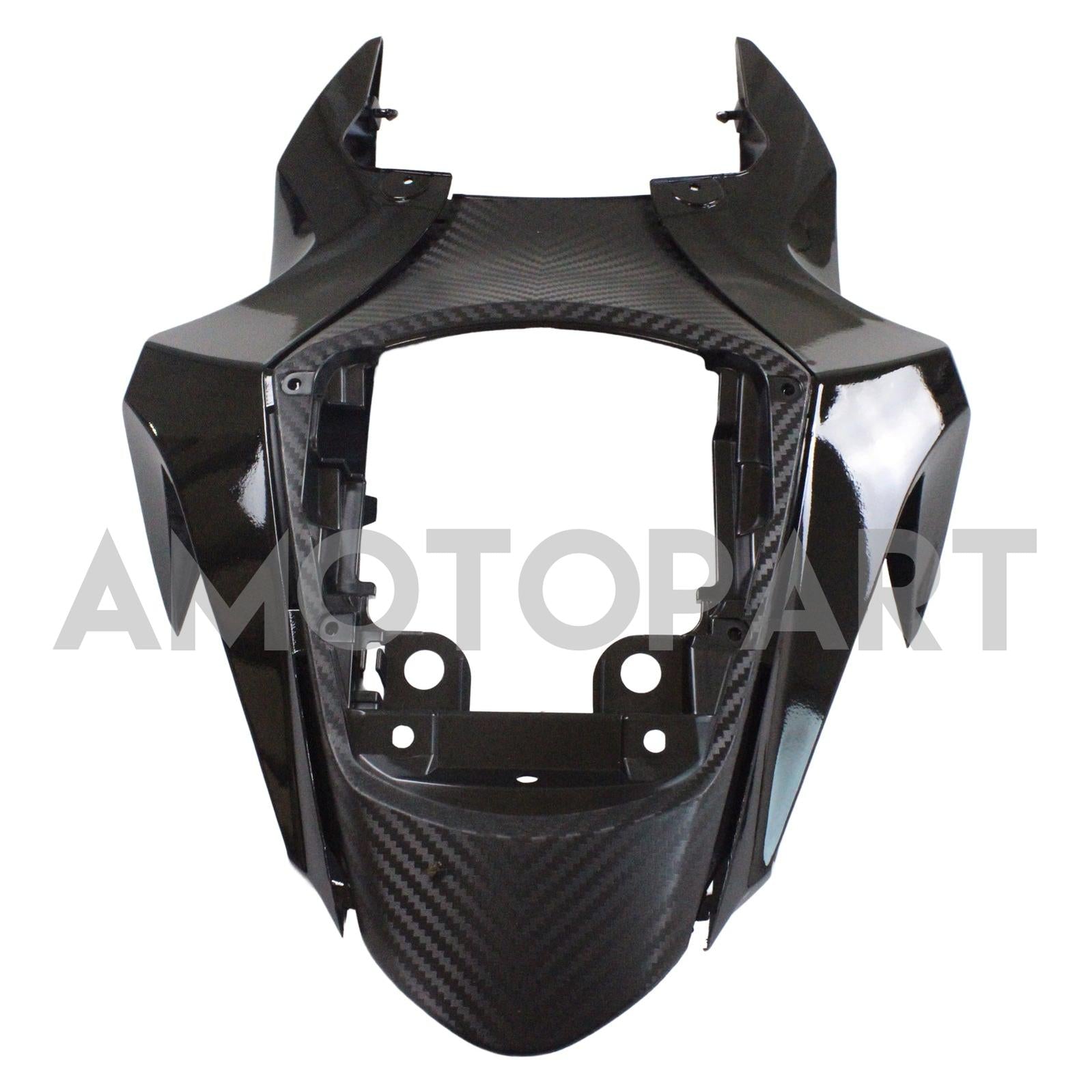 Amotopart Suzuki 2011-2025 GSXR 600/750 Schwarz mit weißem Logoverkaufskit