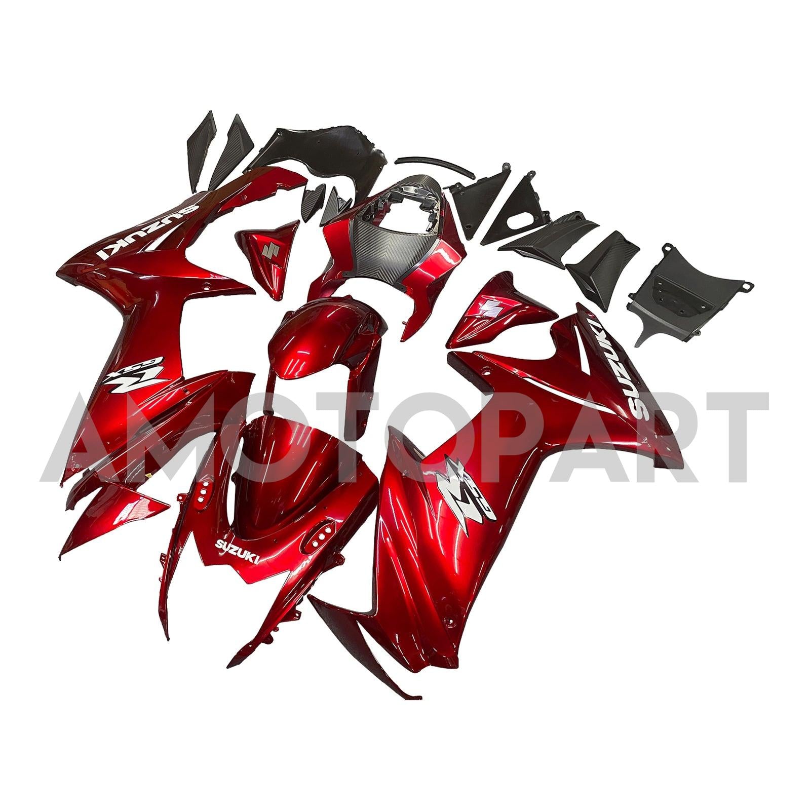 Amotopart Suzuki 2011-2025 GSXR 600/750 Red Fairing Kit