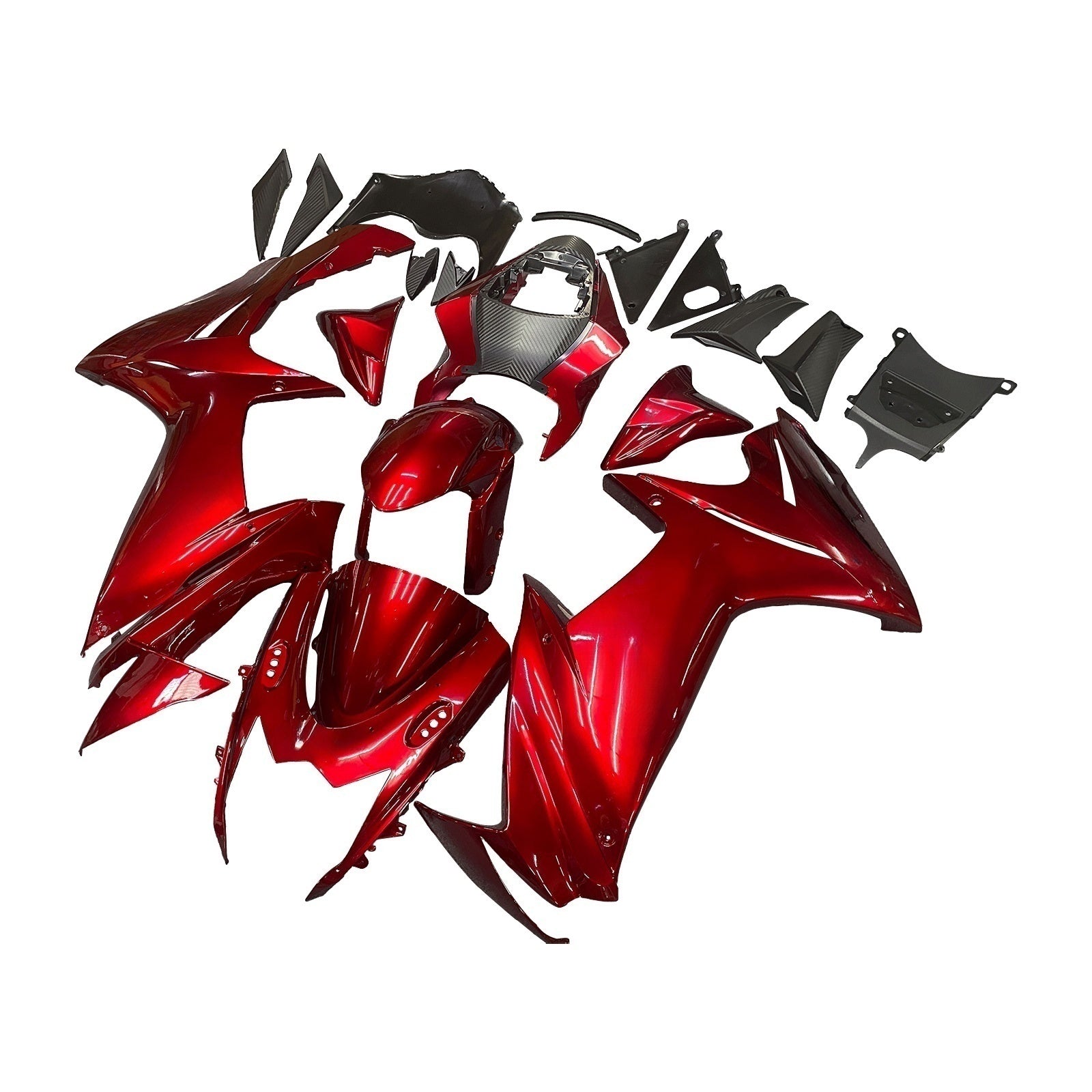 Amotopart Suzuki 2011-2025 GSXR 600/750 Kit de carénage rouge