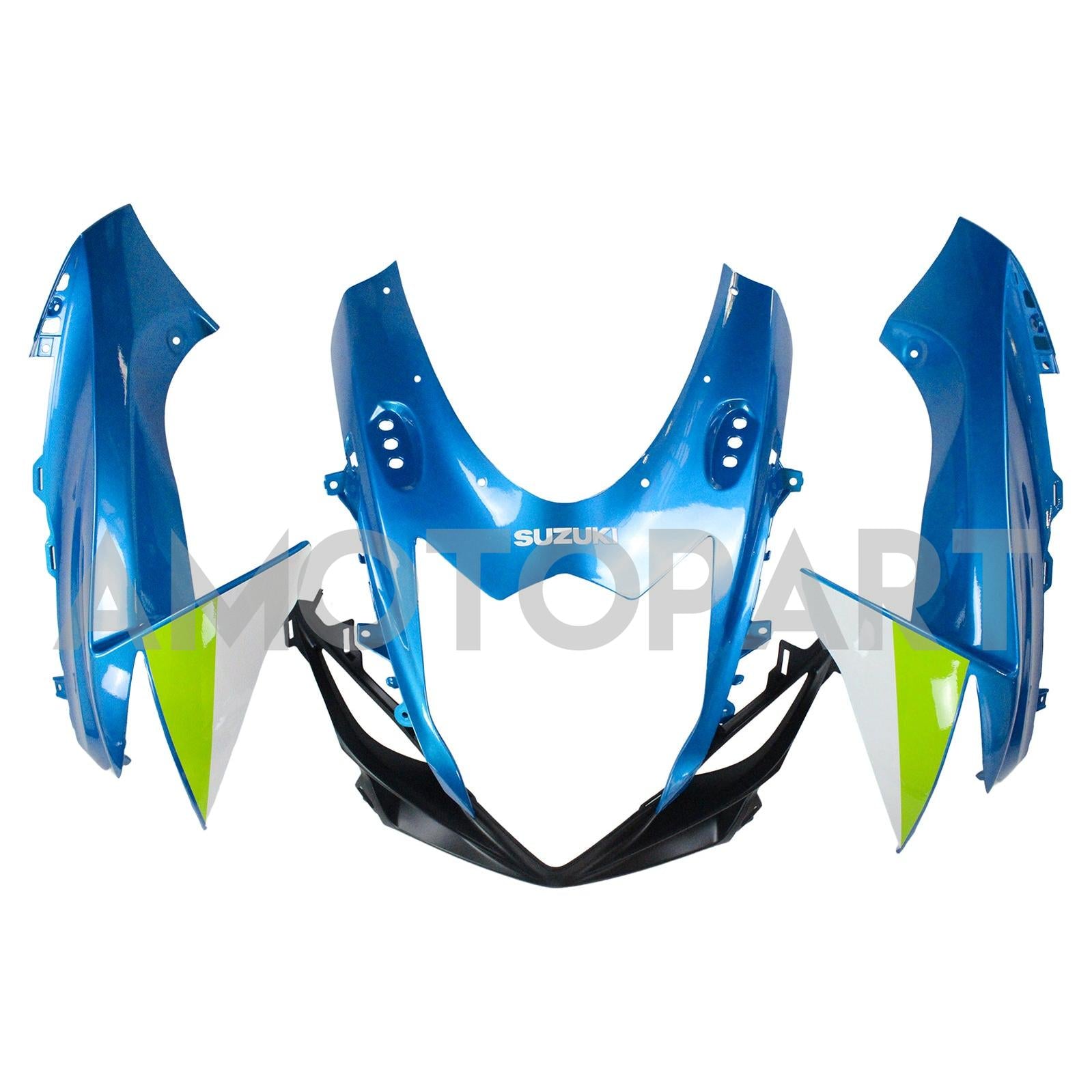Amotopart Suzuki 2011-2025 GSXR 600/750 Gloss Blue Fairing Kit