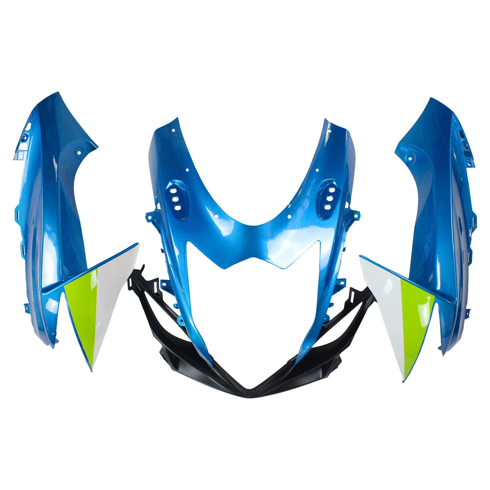 Amotopart スズキ 2011-2024 GSXR 600/750 グロスブルー フェアリングキット