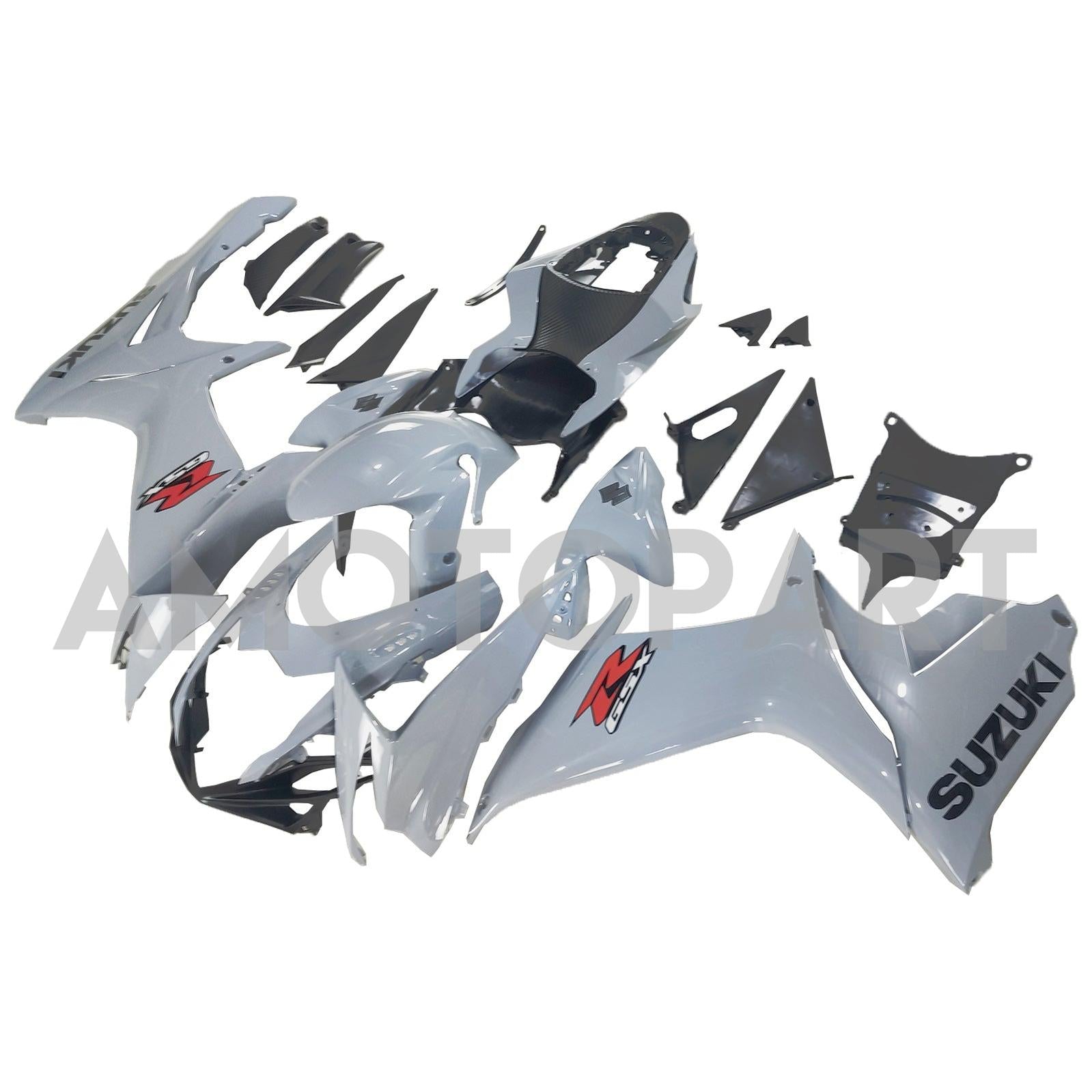 Amotopart Suzuki 2011-2025 GSXR 600/750 Gray Fairing Kit
