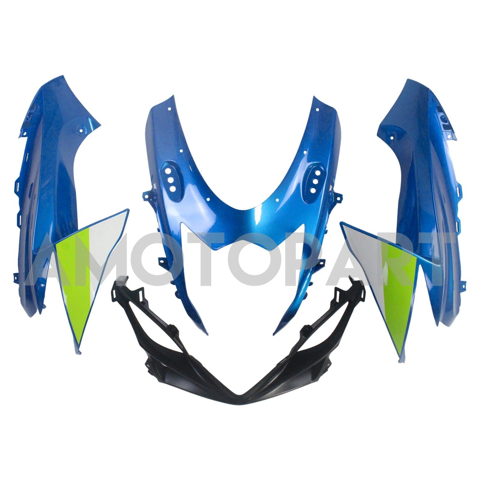 Amotopart Suzuki 2011-2025 GSXR 600/750 Blue Red Fairing Kit