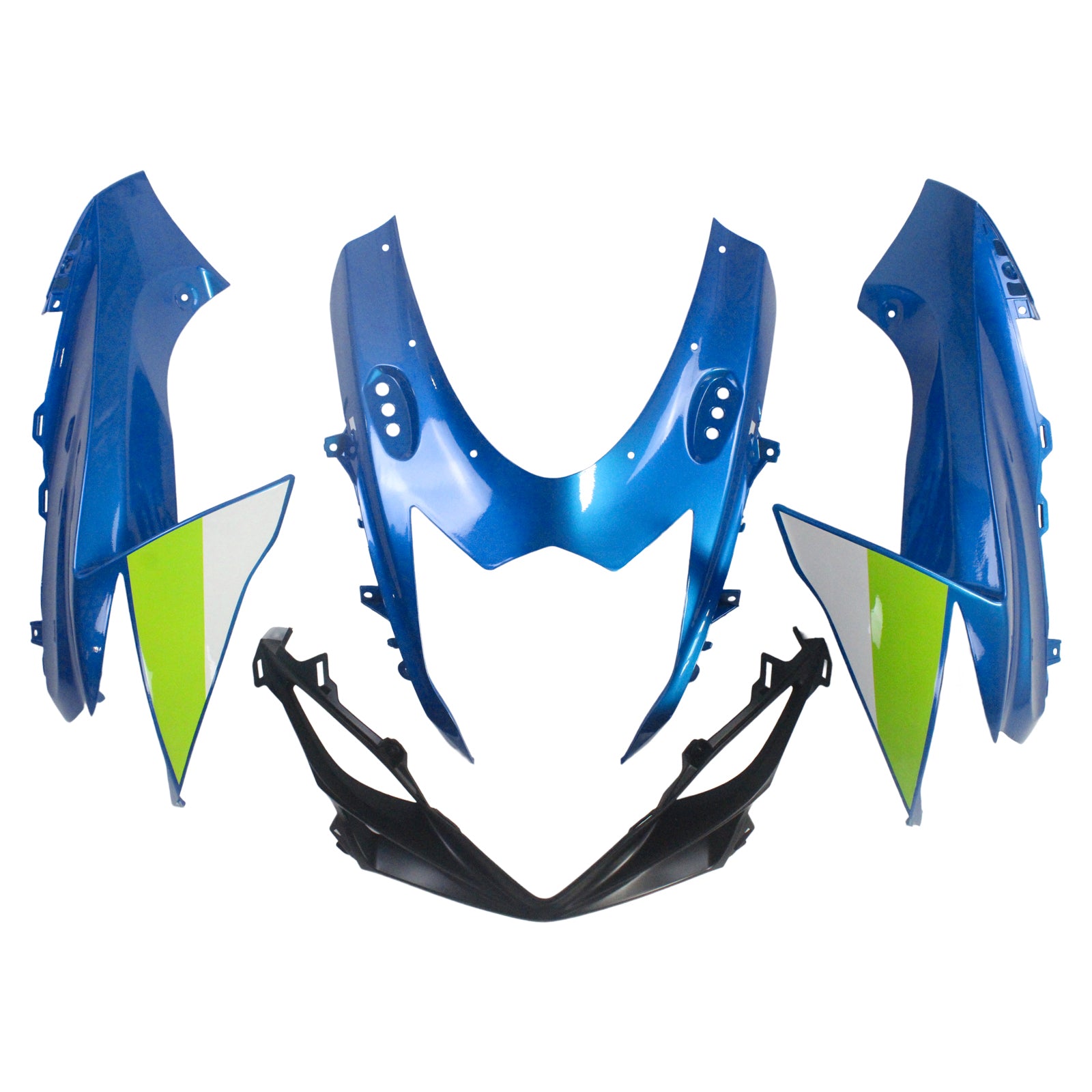 Amotopart Suzuki 2011-2025 GSXR 600/750 Blue Red Fairing Kit