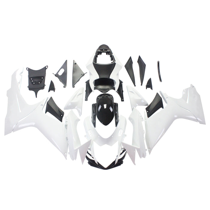 Amotopart Suzuki 2011-2026 GSXR 600/750 White Fairing Kit