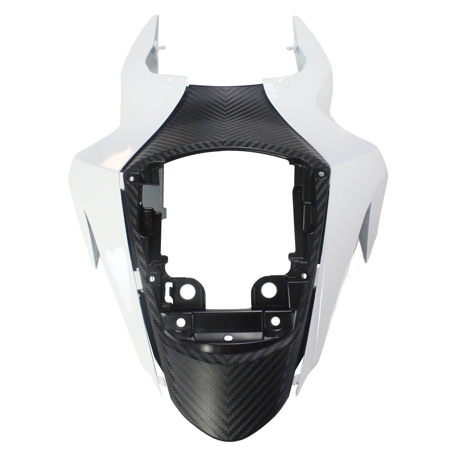 Amotopart スズキ 2011-2024 GSXR 600/750 ホワイト レッドロゴ付き フェアリングキット