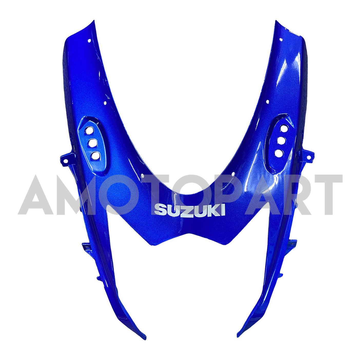 Amotopart 2011-2025 GSXR 600/750 Suzuki Blue with Yellow Accent Fairing Kit