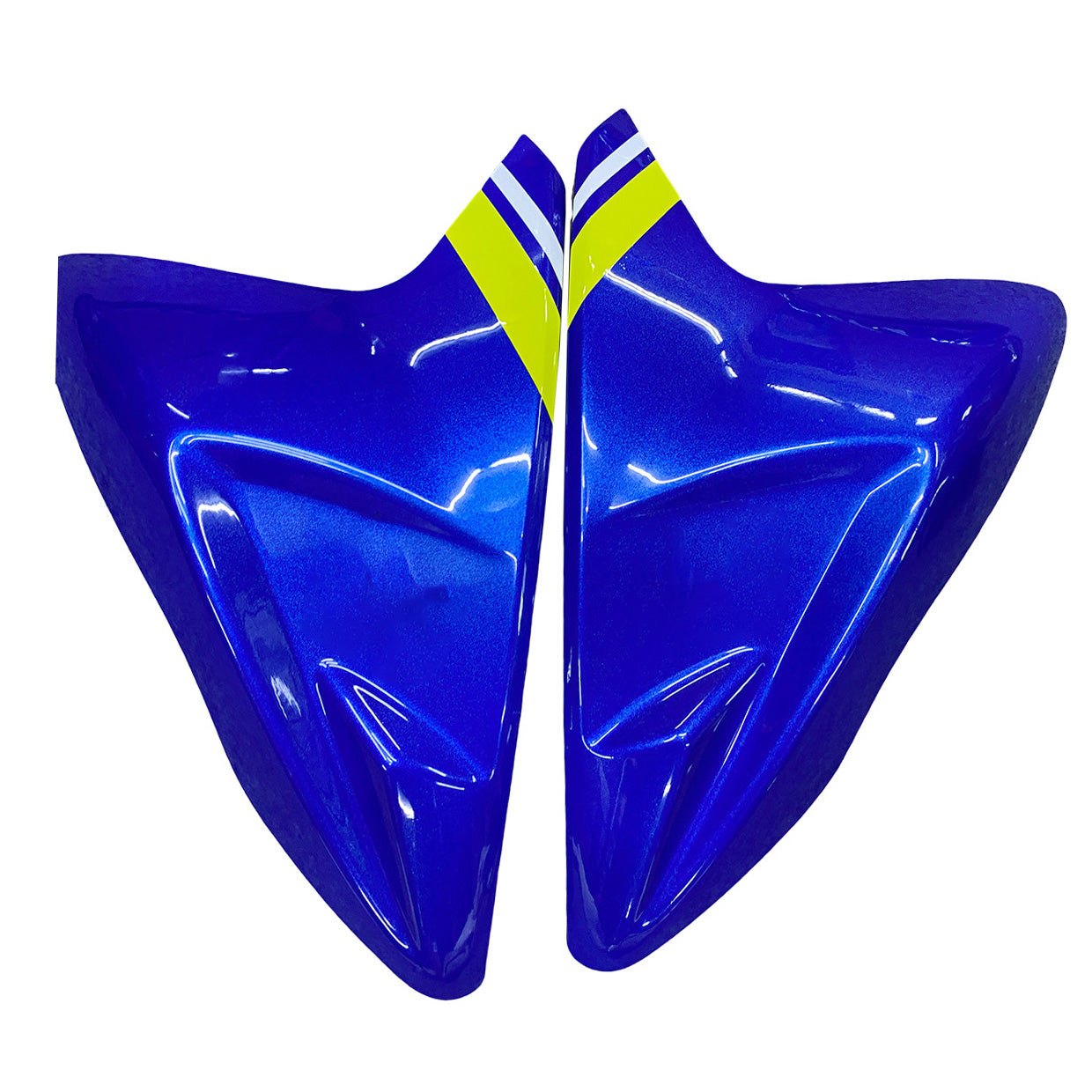 Amotopart 2011-2025 GSXR 600/750 Suzuki Blue with Yellow Accent Fairing Kit