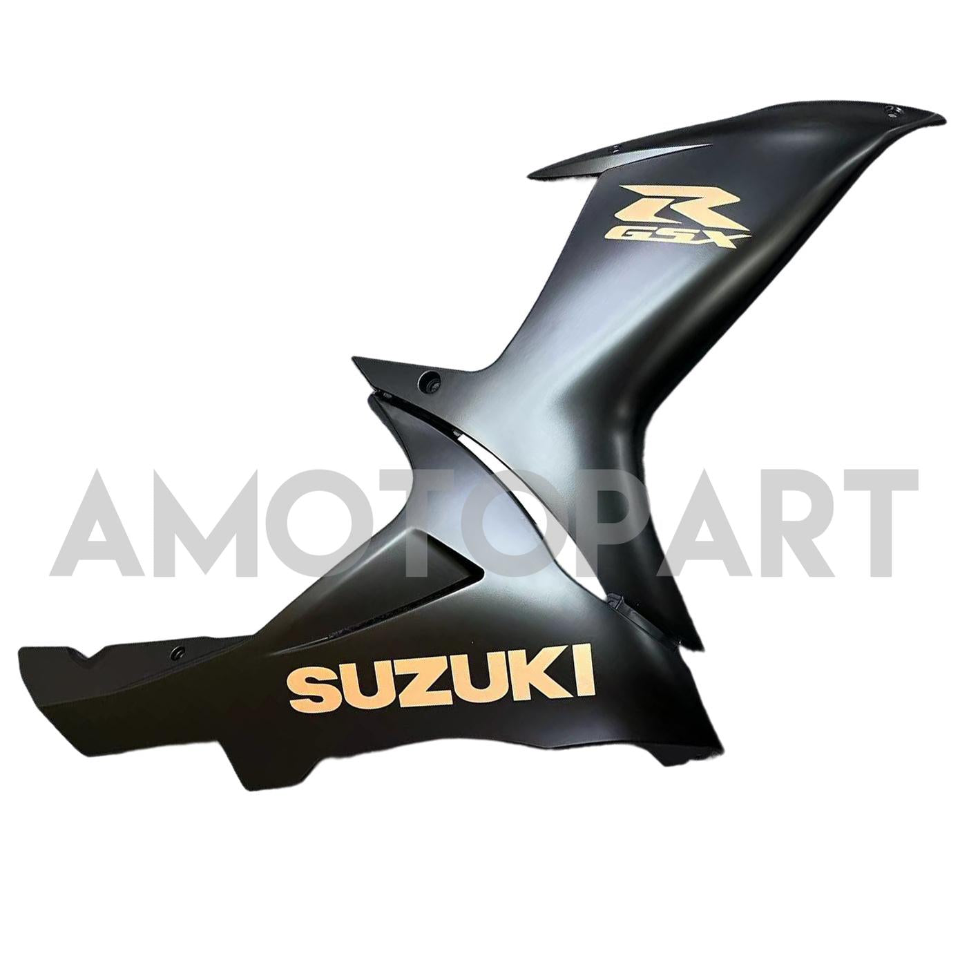 Amotopart 2011-2025 GSXR 600/750 Suzuki Matte Half Black Half Brown Fairing Kit