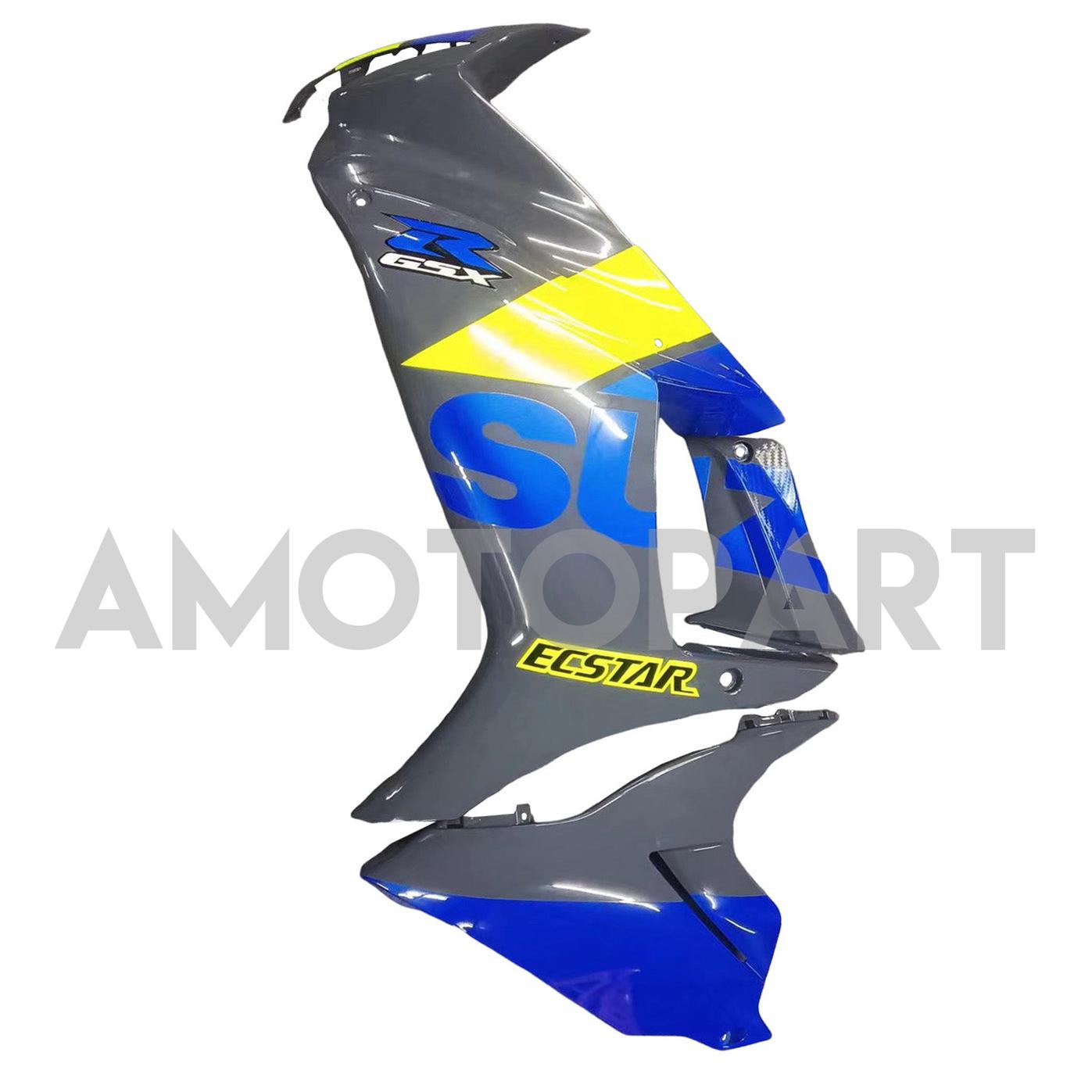 Amotopart 2011-2025 GSXR 600/750 Suzuki Blau&Grünes Verkleidungsset