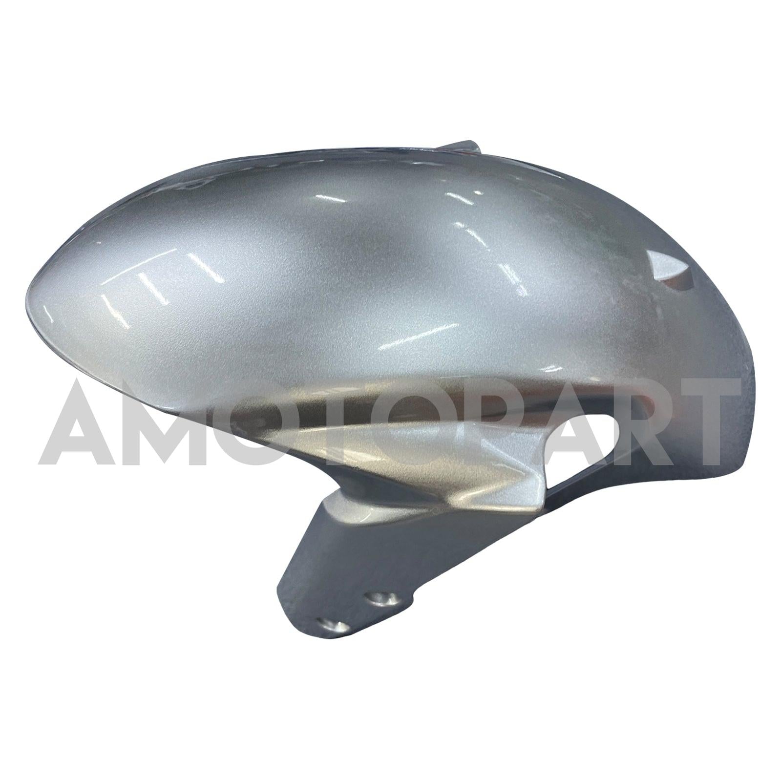 Amotopart 2011-2025 GSXR 600/750 Suzuki Bleu&Kit de carénage argenté
