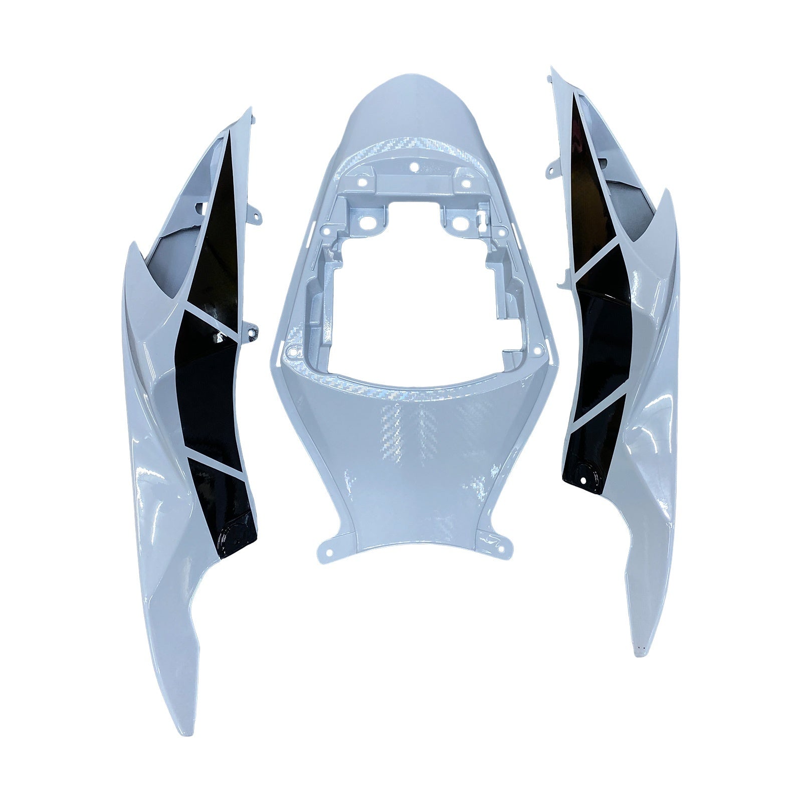 Amotopart 2011-2025 GSXR 600/750 Suzuki Grey&Black Fairing Kit