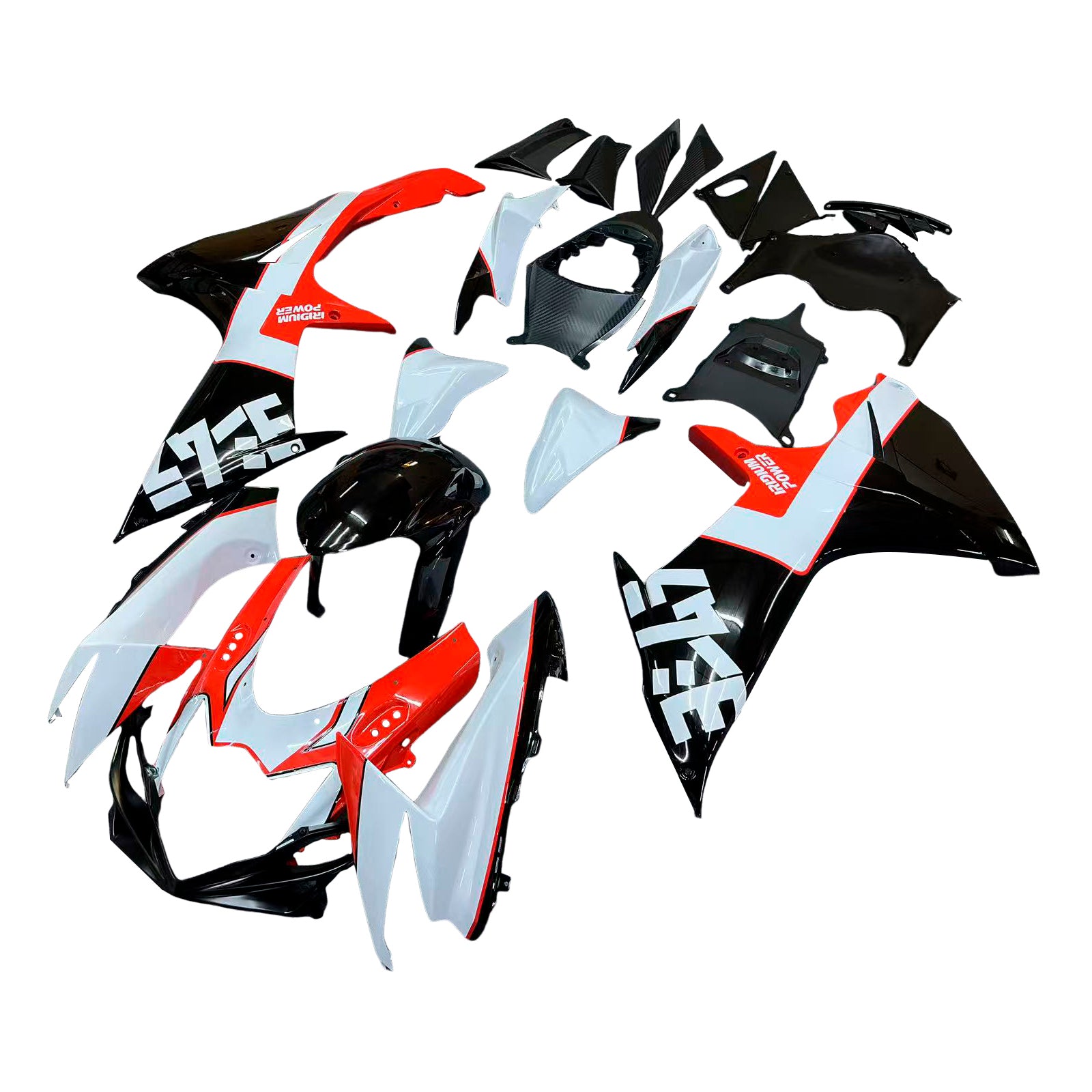 Amotopart 2011-2026 GSXR 600/750 Suzuki Red&Black Fairing Kit