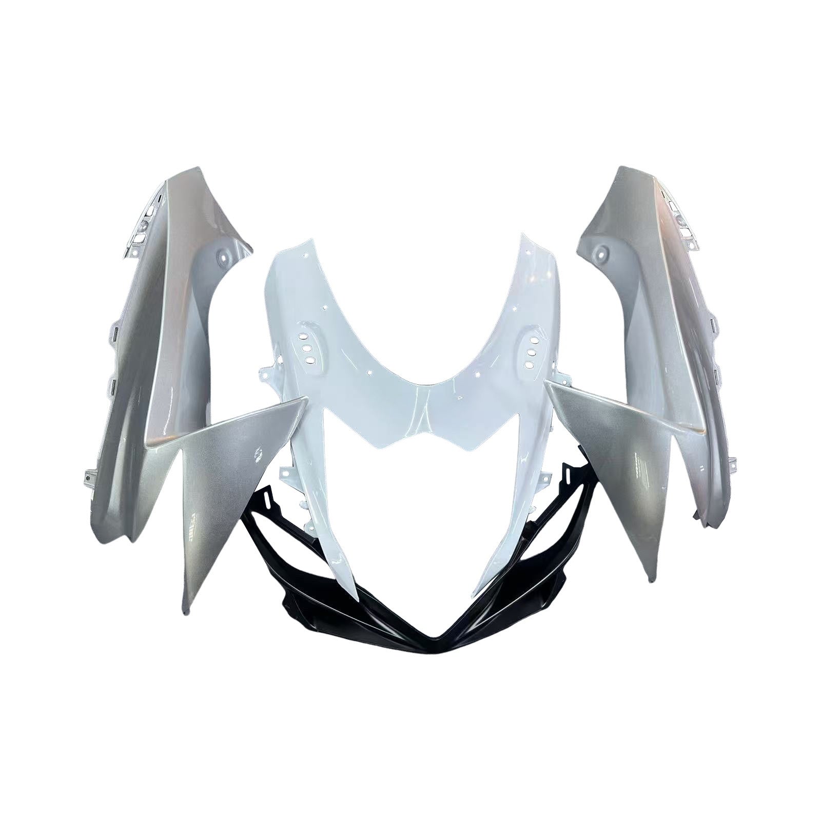 Amotopart 2011-2025 GSXR 600/750 Suzuki Weiß&Blaues Verkleidungsset