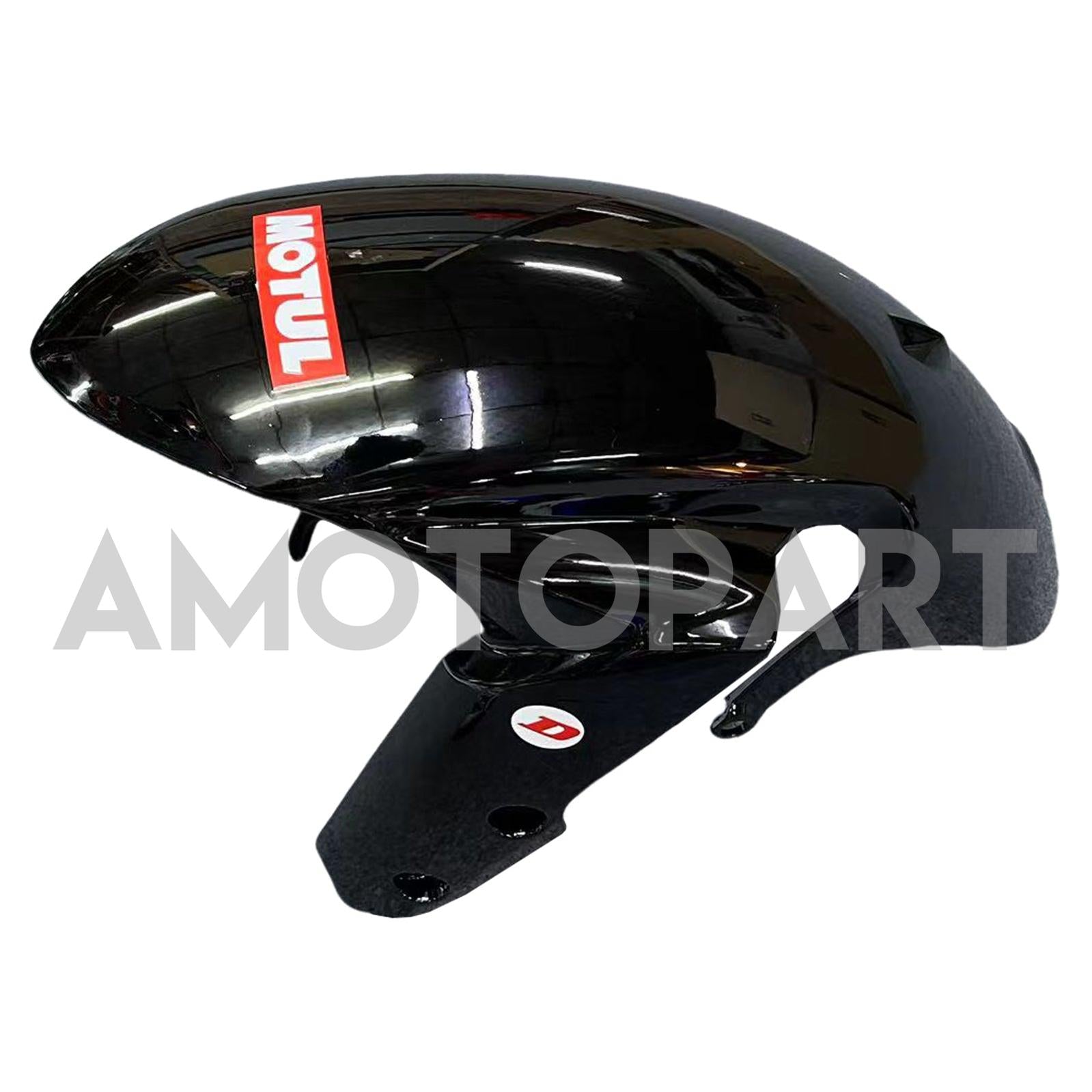 Amotopart 2011-2025 GSXR 600/750 Suzuki Black With Blue Accenters Style1 Fairing Kit